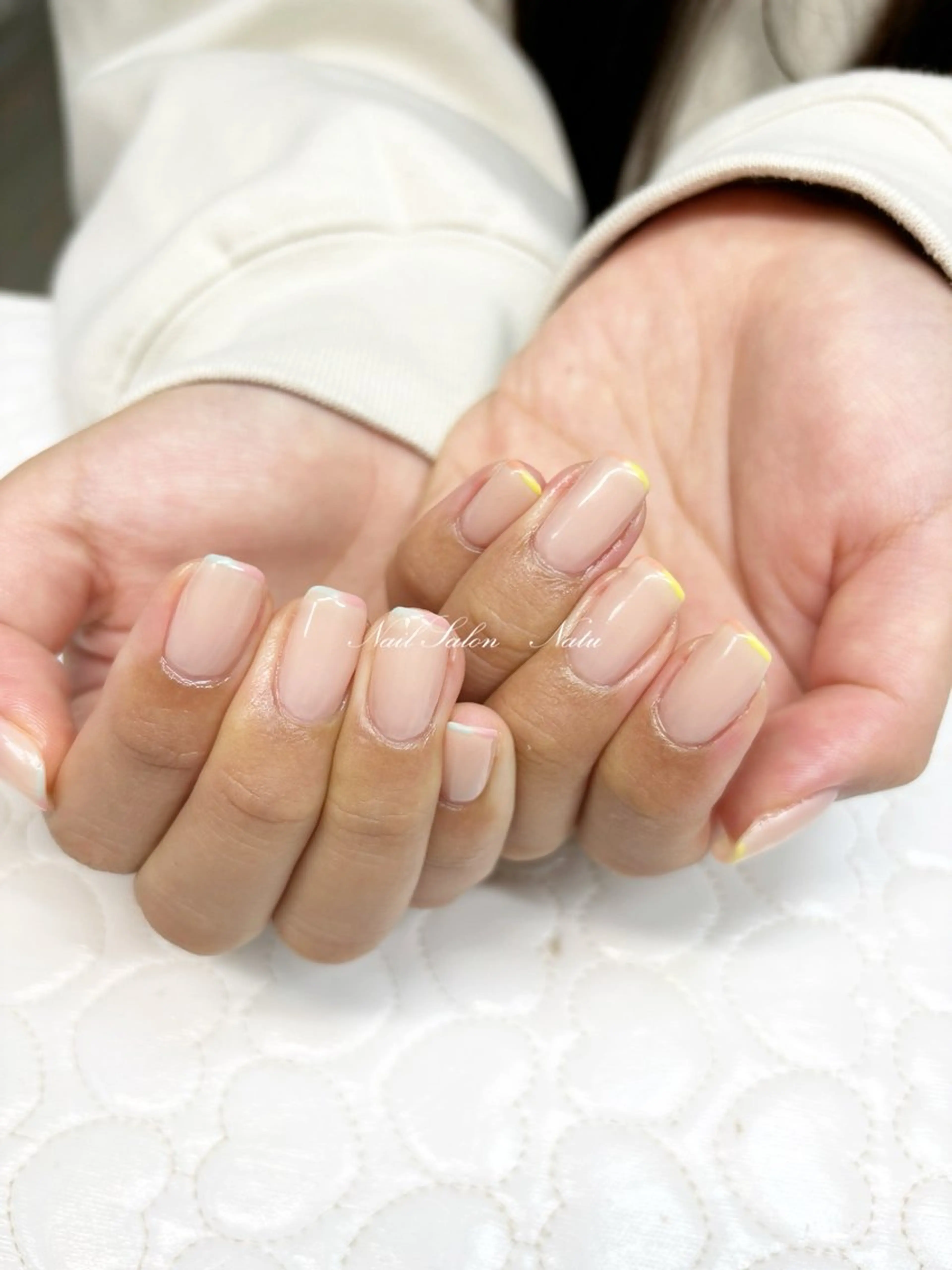 ネイル フレンチネイル nailsalon Natuのネイルデザイン