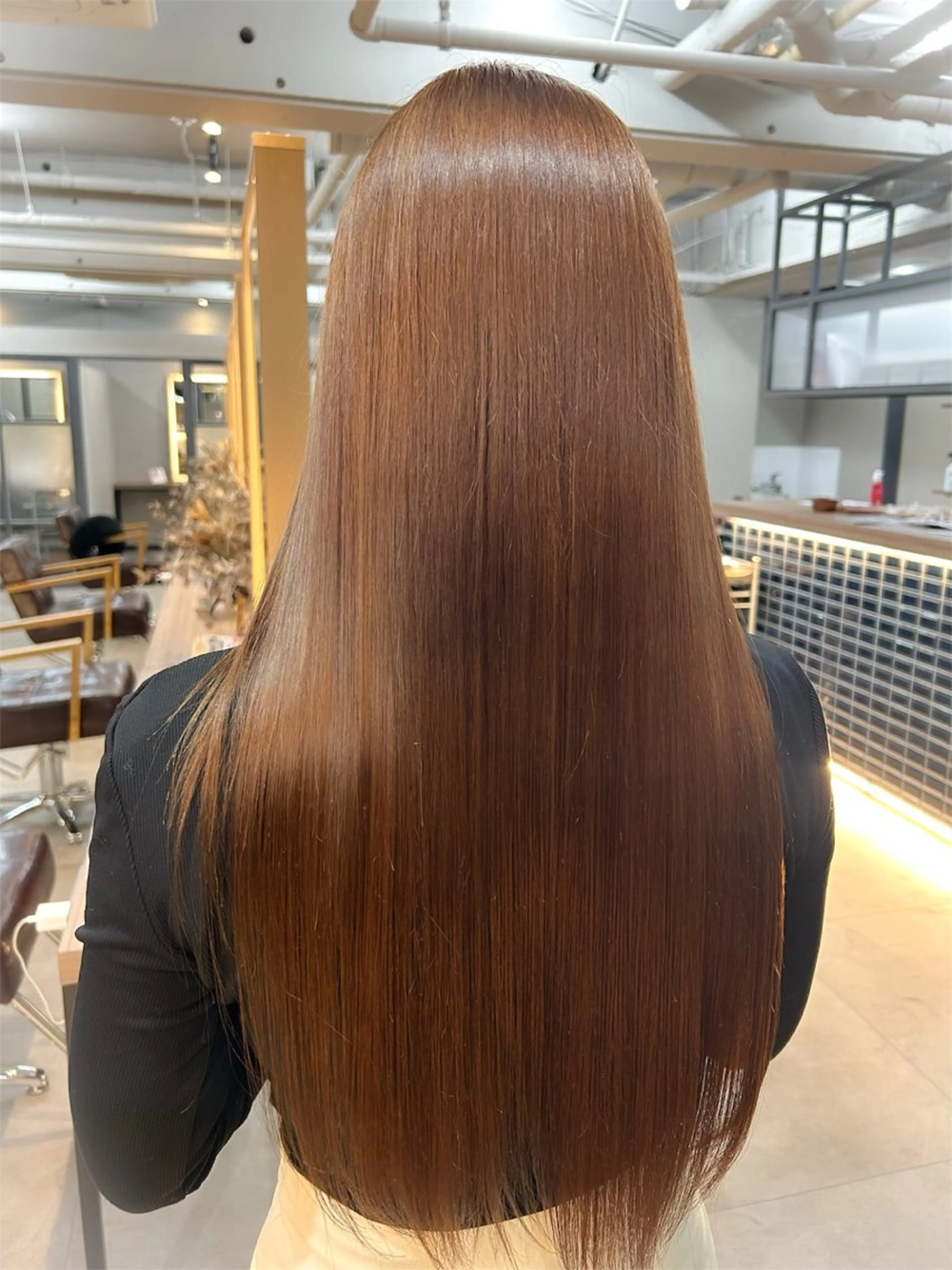 ロング カラー ブリーチ ブラウンカラー ケアブリーチ ダブルカラー ヘアカラー ハイトーン透明感/レ イヤー/ririkaのヘアスタイル