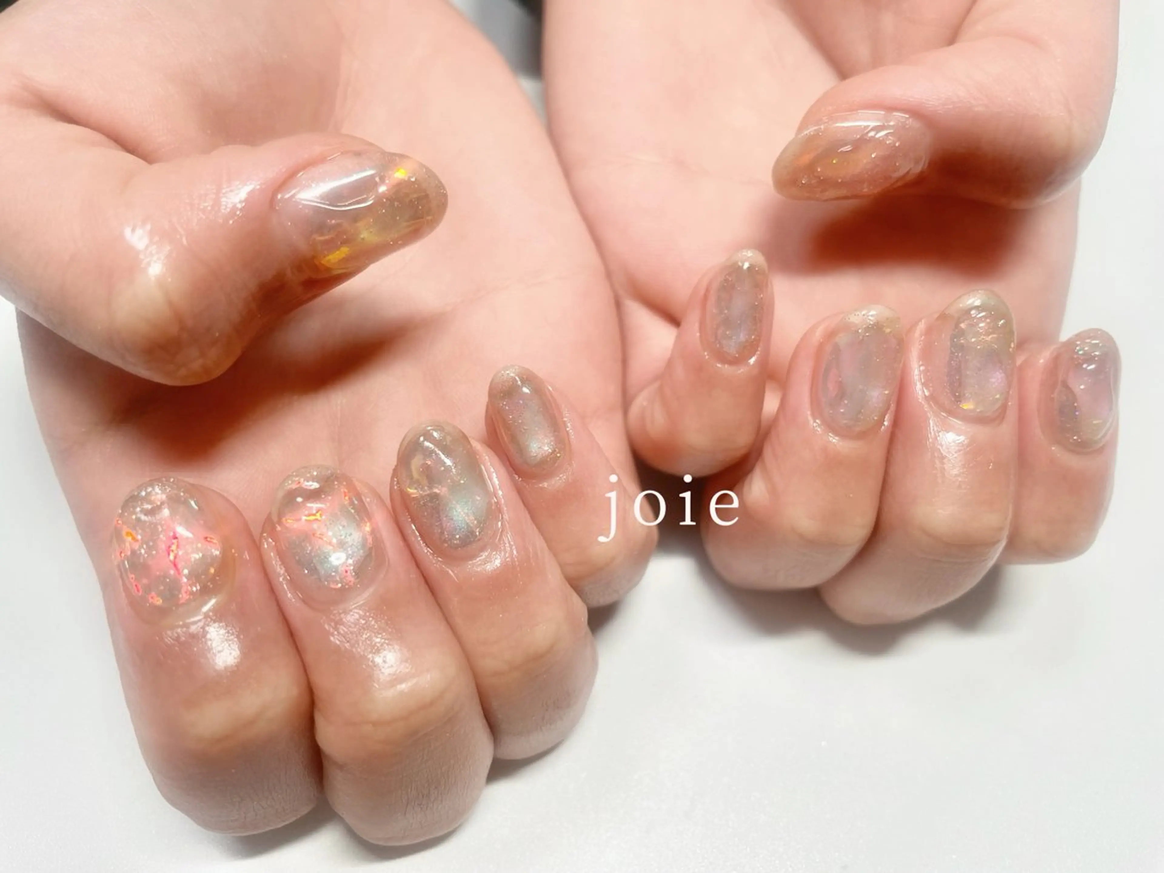 ネイル キラキラネイル 韓国ネイル ワンホンネイル Nailist Mikuのネイルデザイン