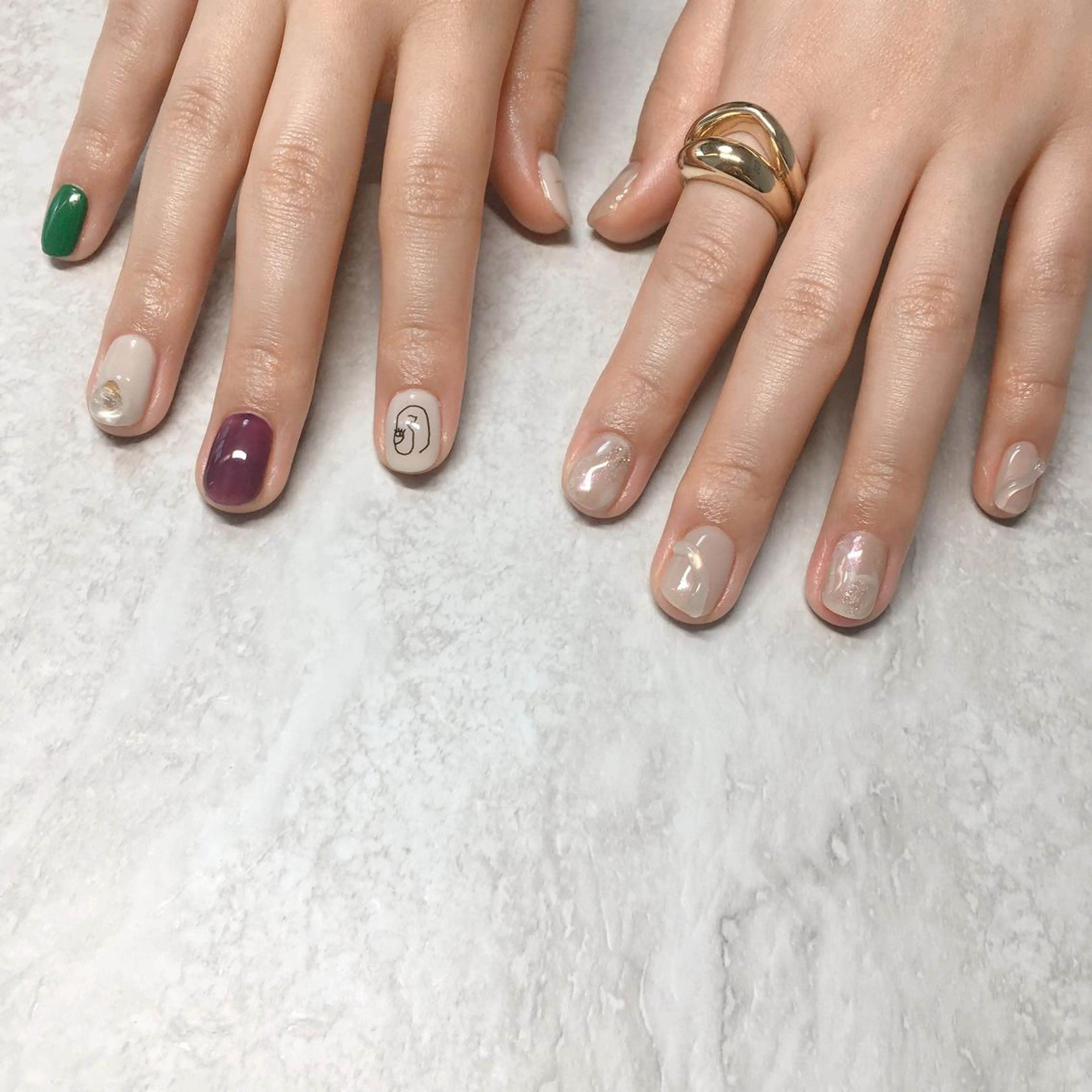 ネイル ハンドネイル nailsalon Asryのネイルデザイン