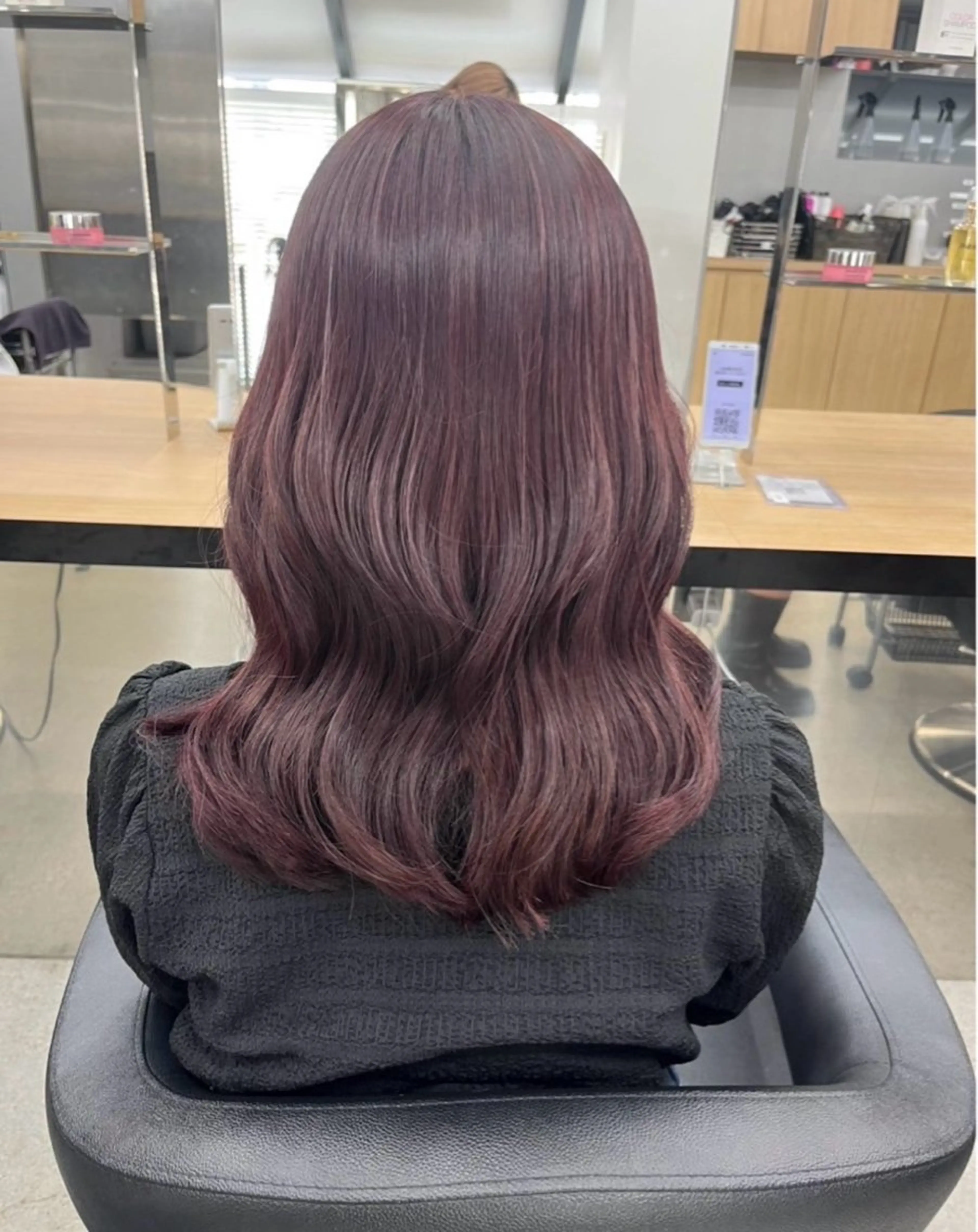 ロング miku/ラベンダー 透明感カラー🪻❤︎のヘアスタイル