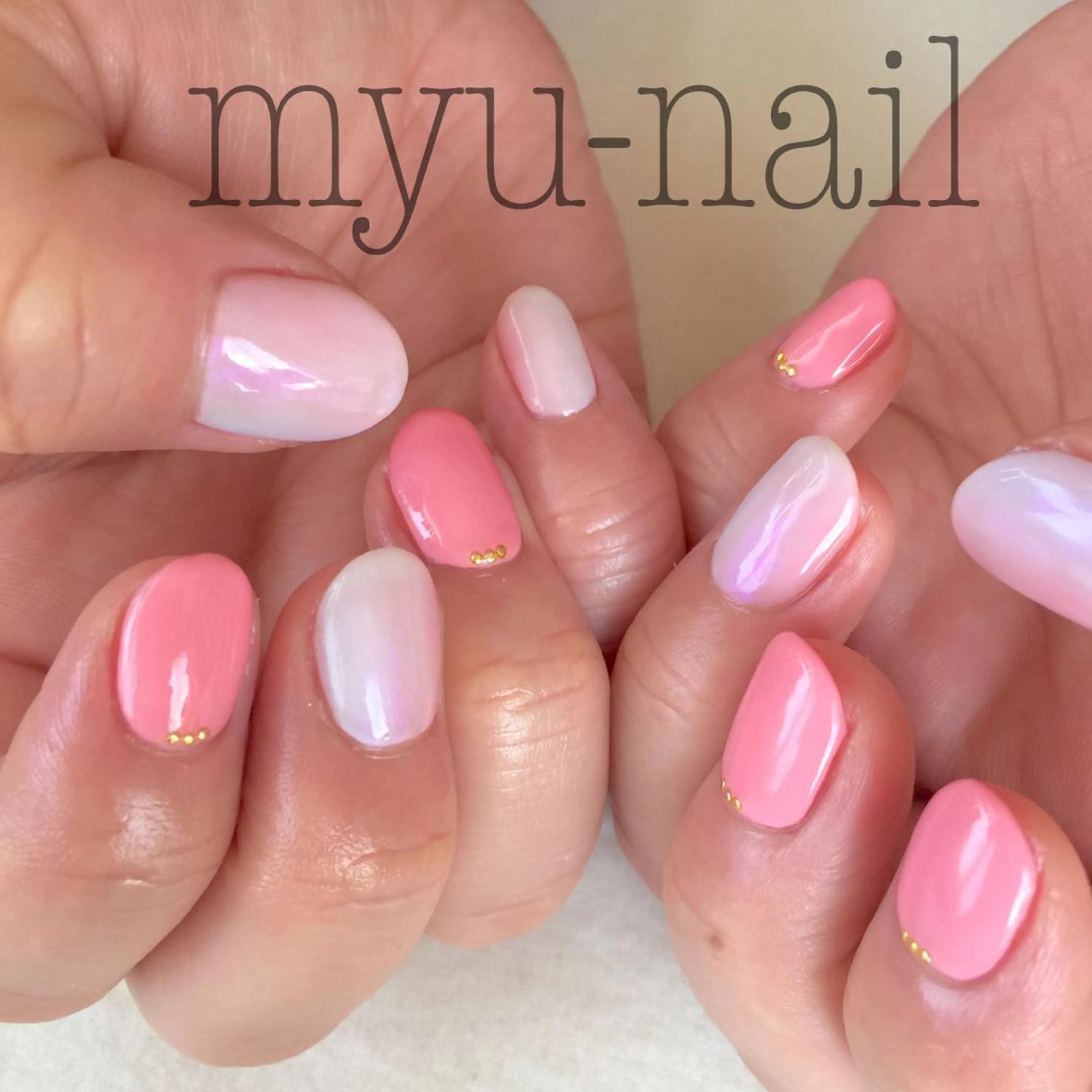 ネイル ハンドネイル ホームサロン myu-nailのネイルデザイン
