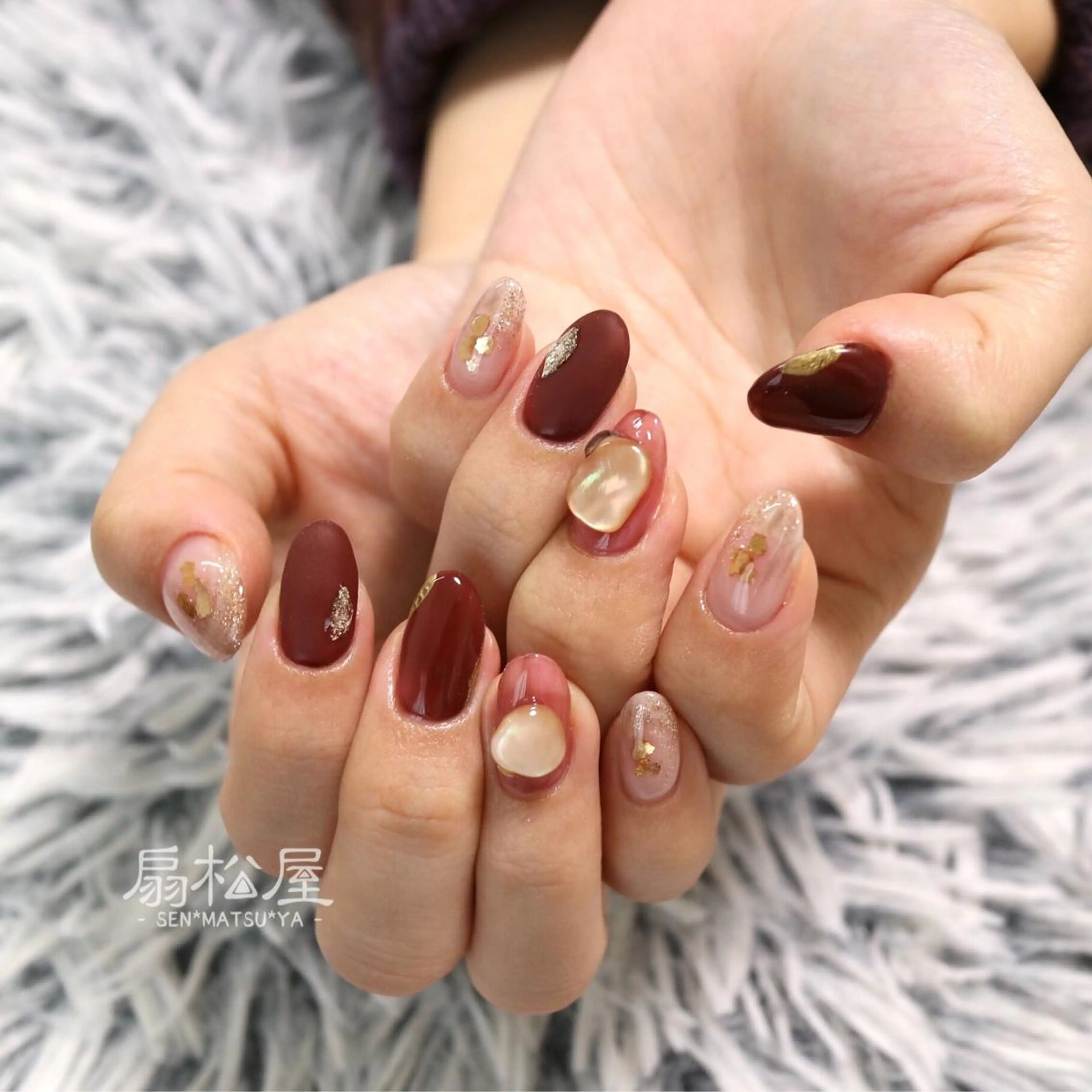 ネイル 扇松屋 marie.nのネイルデザイン