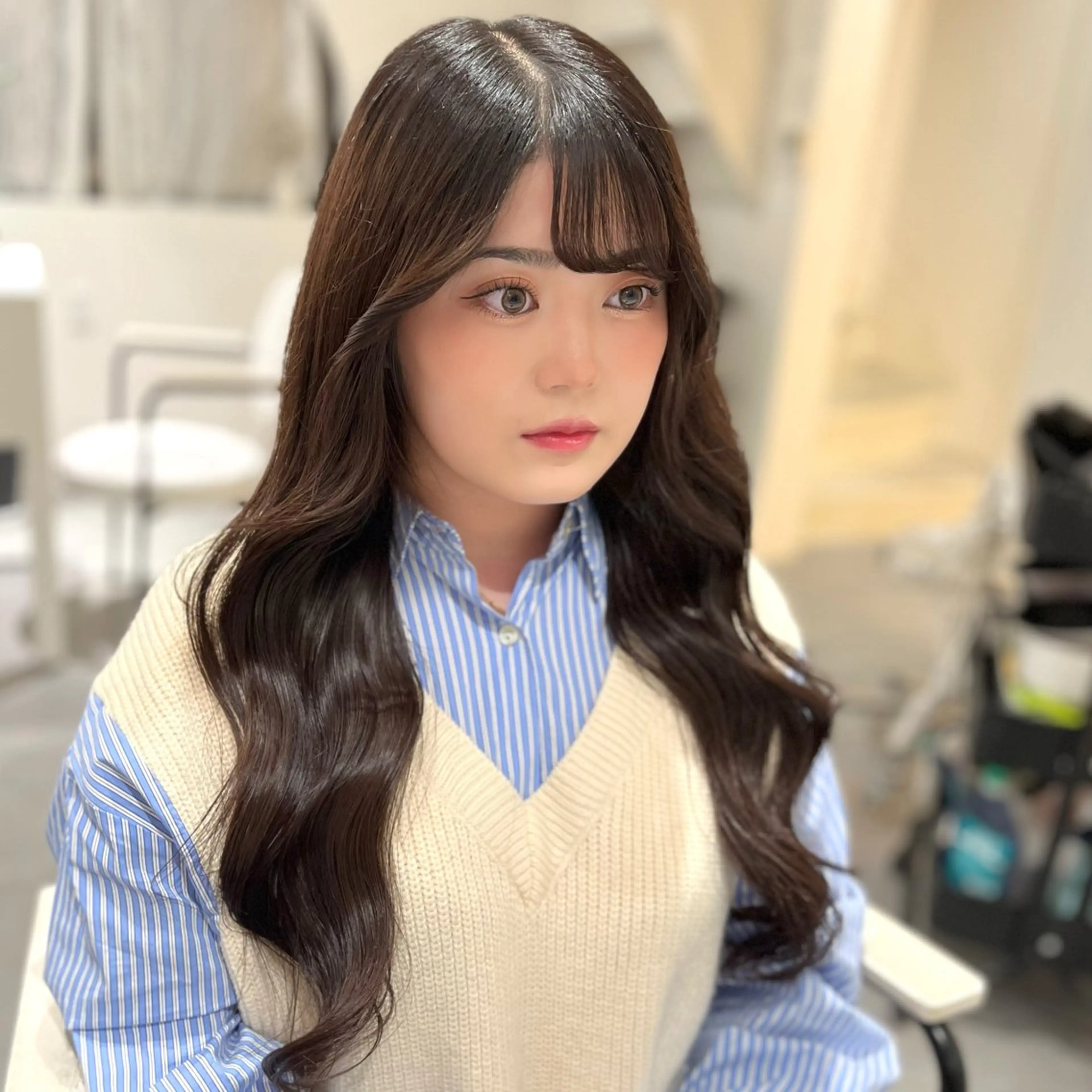 ロング カットモデル募集中 ‎🤍AMANE🤍のヘアスタイル