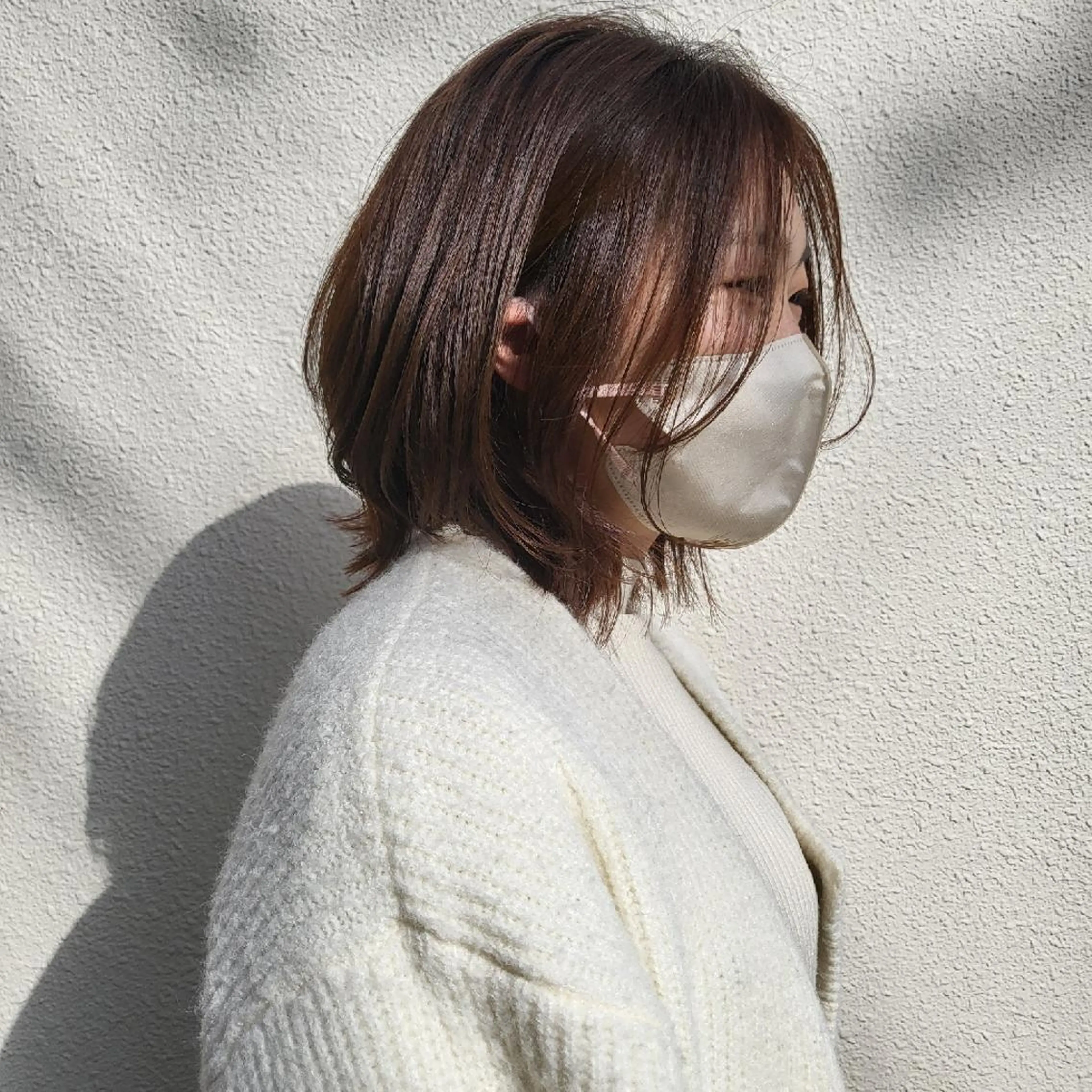 ミディアム 社内カット講師・店長 菅原賢一のヘアスタイル