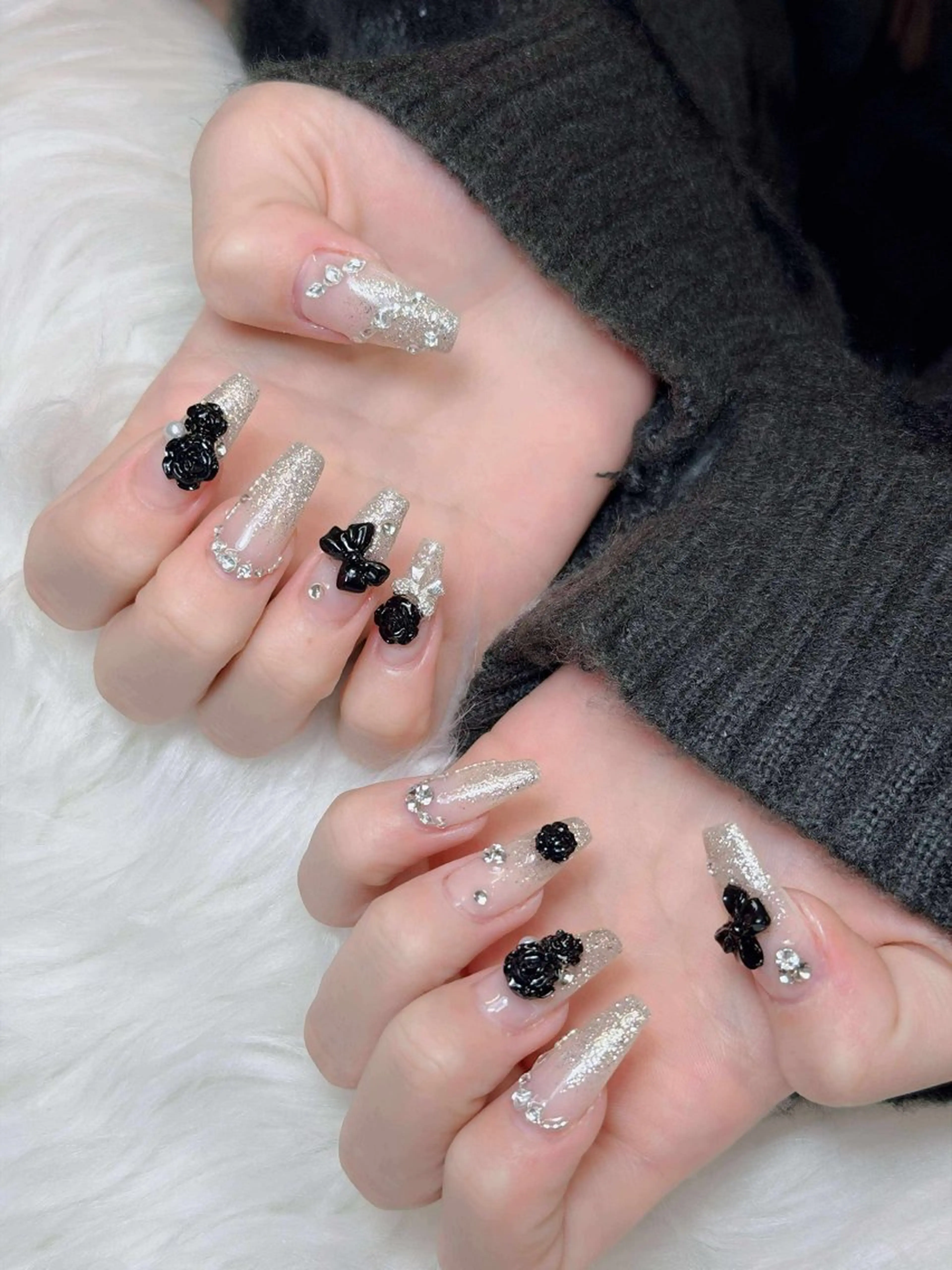 ネイル オーロラネイル チークネイル フットネイル フレンチネイル ハロウィン ハンドネイル Lumi Nail 新大久保3‘のネイルデザイン