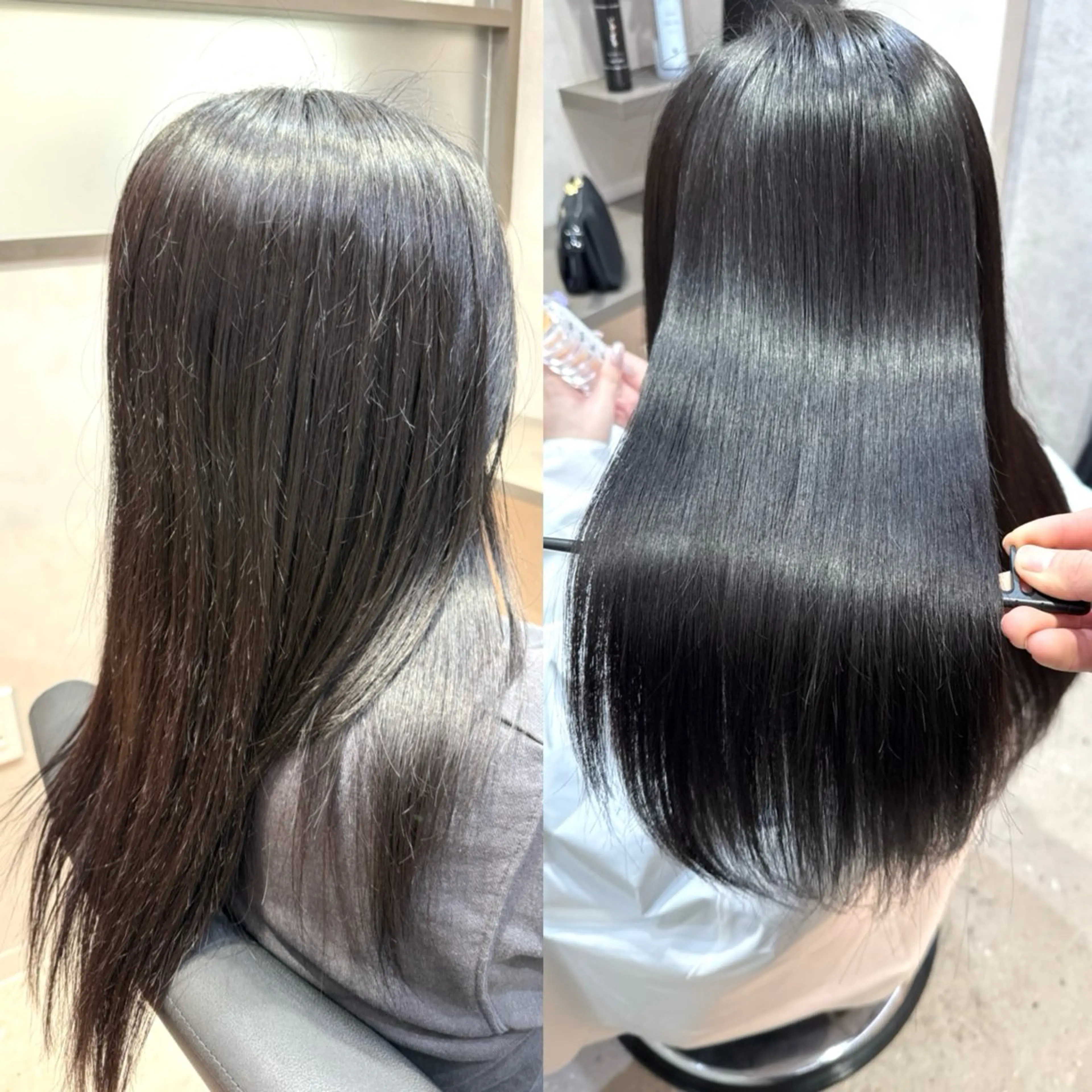 ✨人気No.2✨☆ご新規様限定☆髪質改善シルクストレート+カット+トリートメントの写真