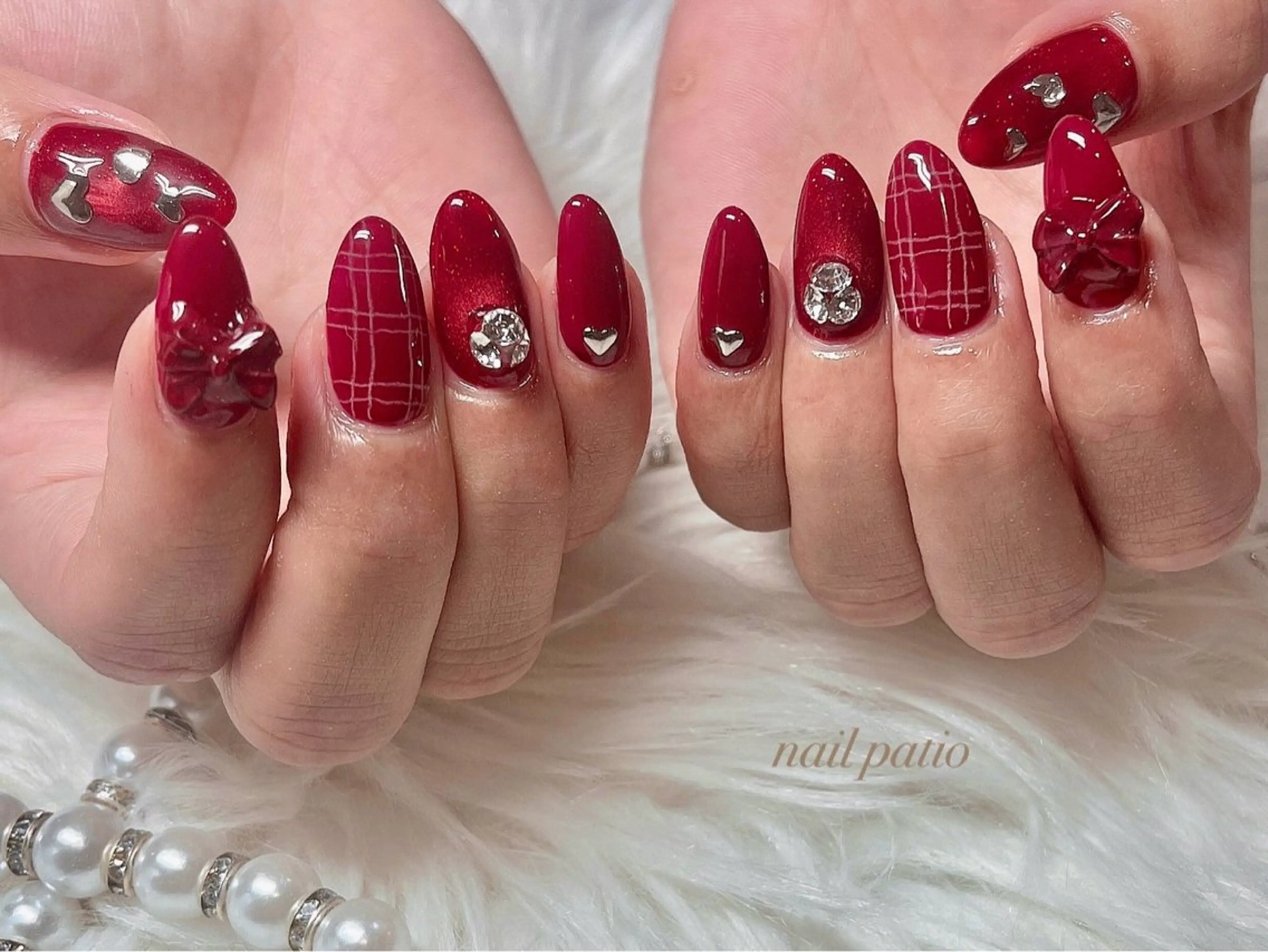 ネイル マグネットネイル ハンドネイル nail patio yukiのネイルデザイン