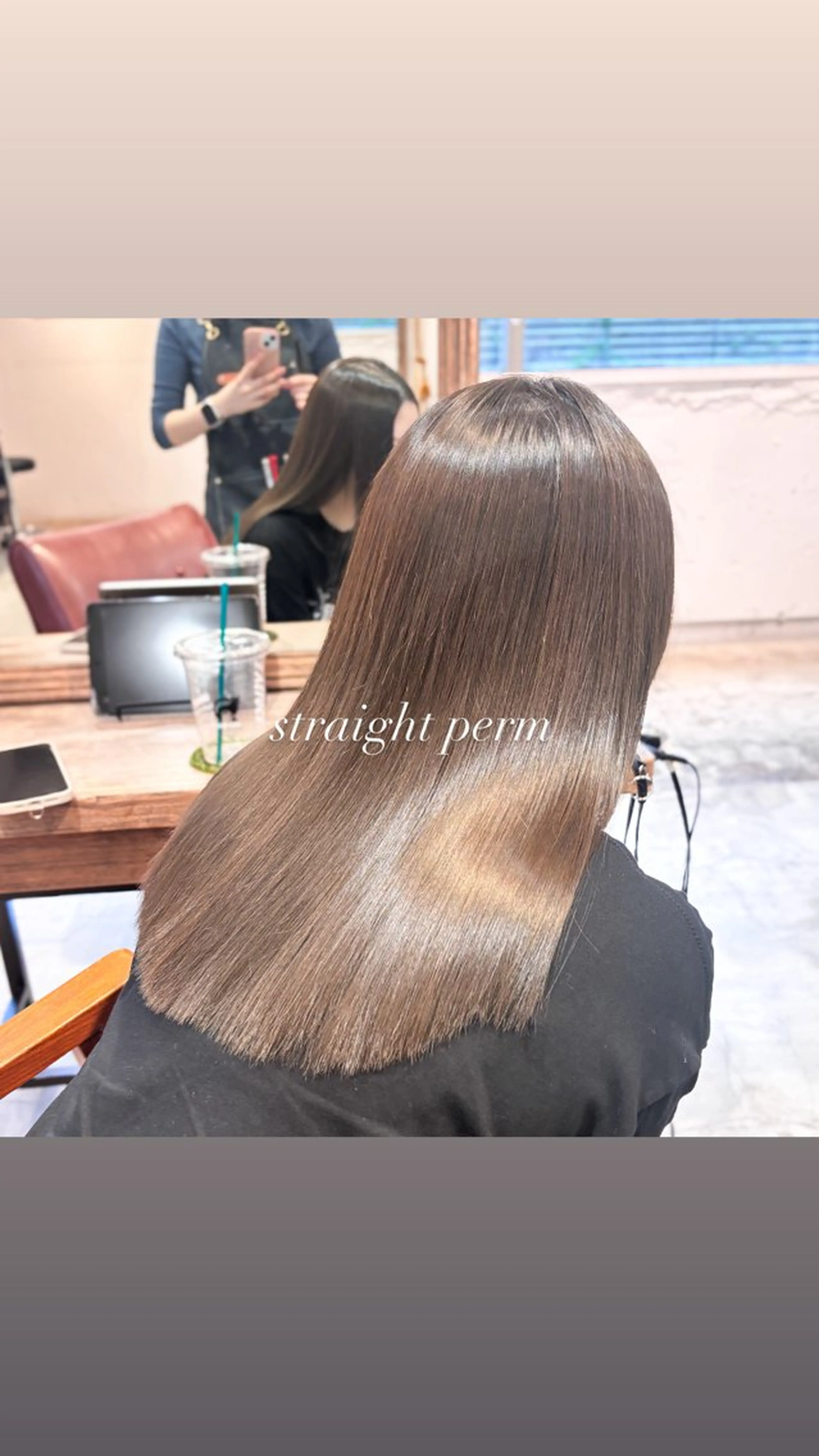 ミディアム パーマ 艶カラー🫧 猿渡 響のヘアスタイル