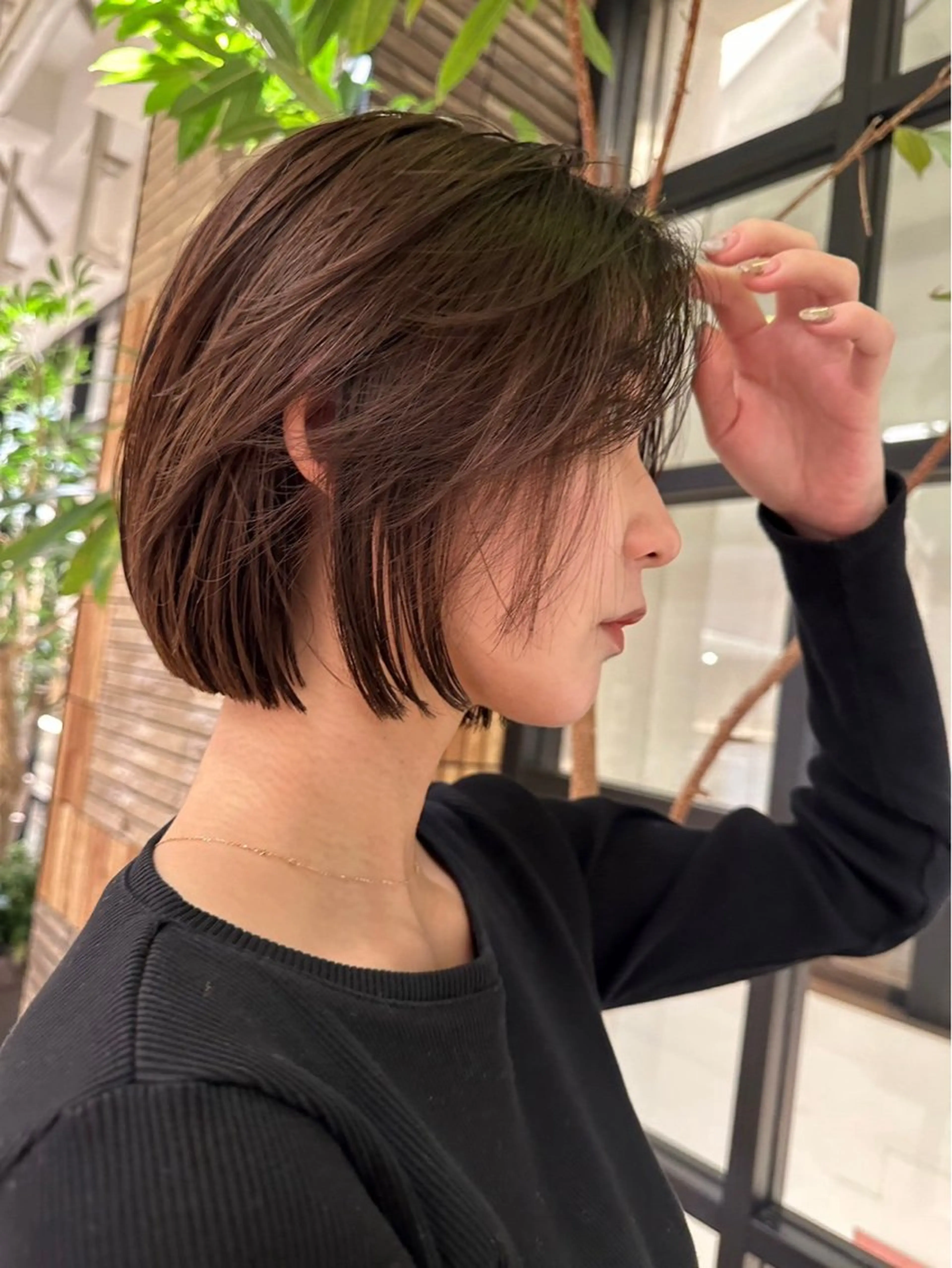 ショート カラー 林 美佑のヘアスタイル
