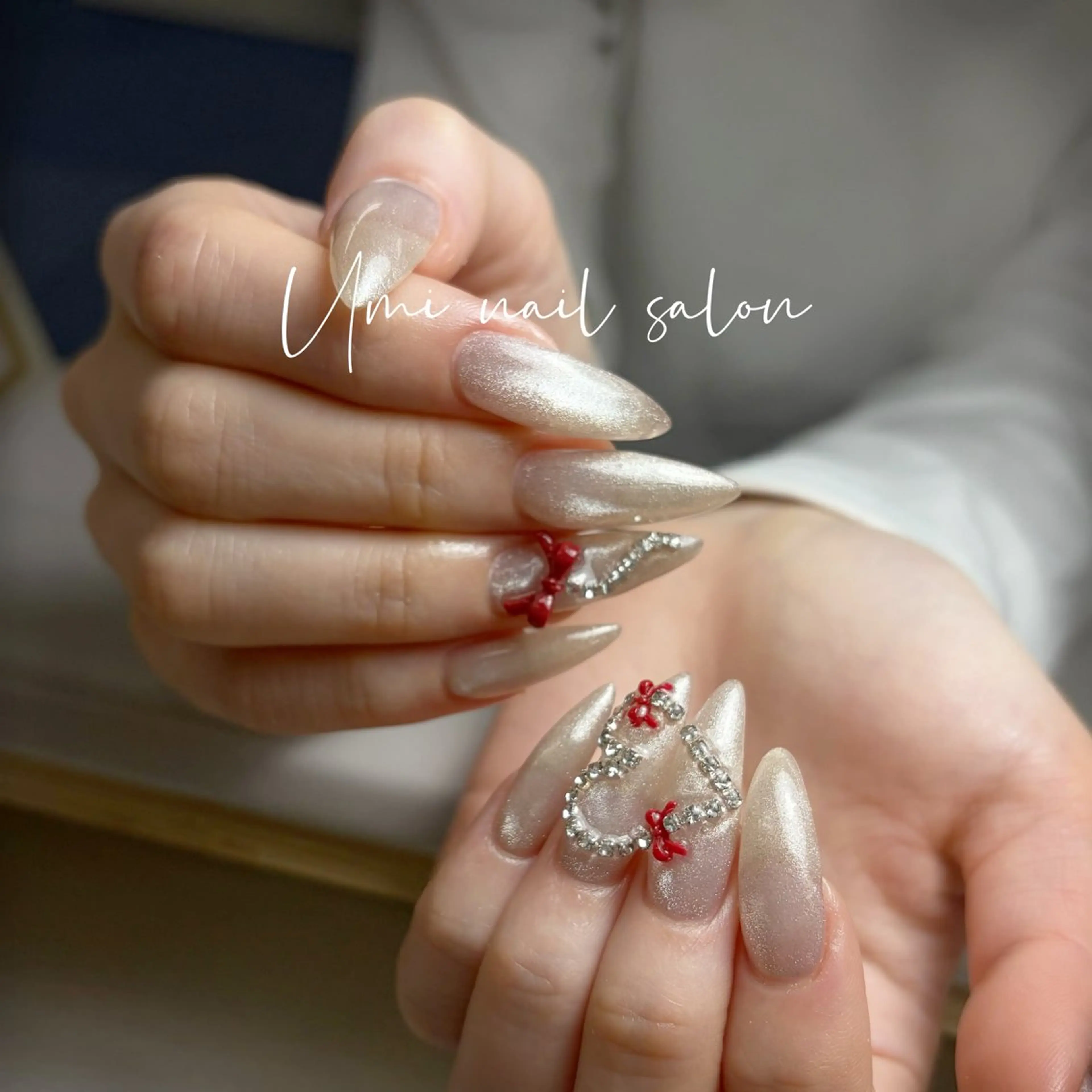 ネイル クリアネイル 成人式 長さ出し フラッシュネイル フットネイル Umi nail Salon所属・Umi.せい 🫧のネイルデザイン
