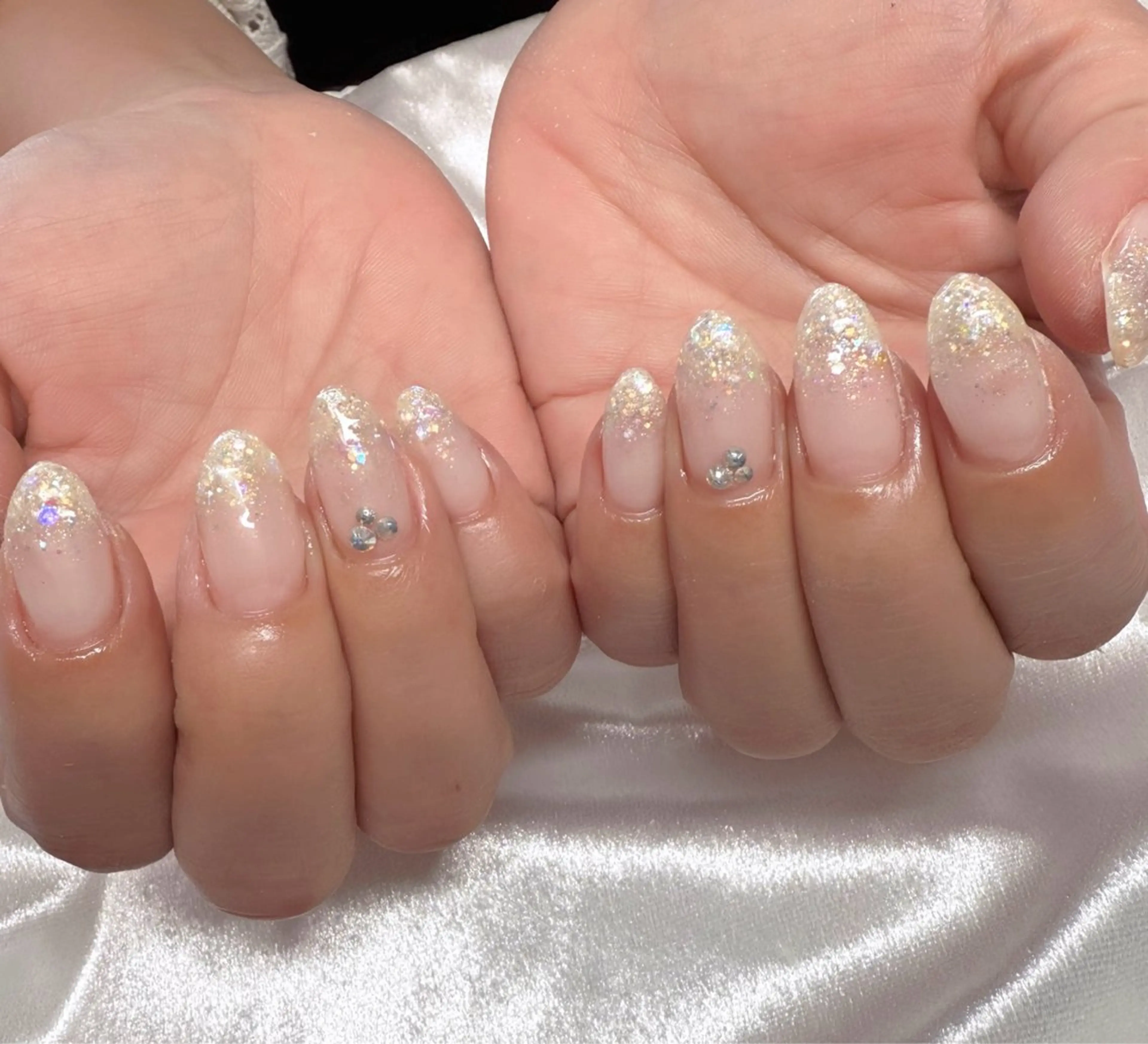 ネイル キラキラネイル ハンドネイル フットネイル Heartful nailのネイルデザイン