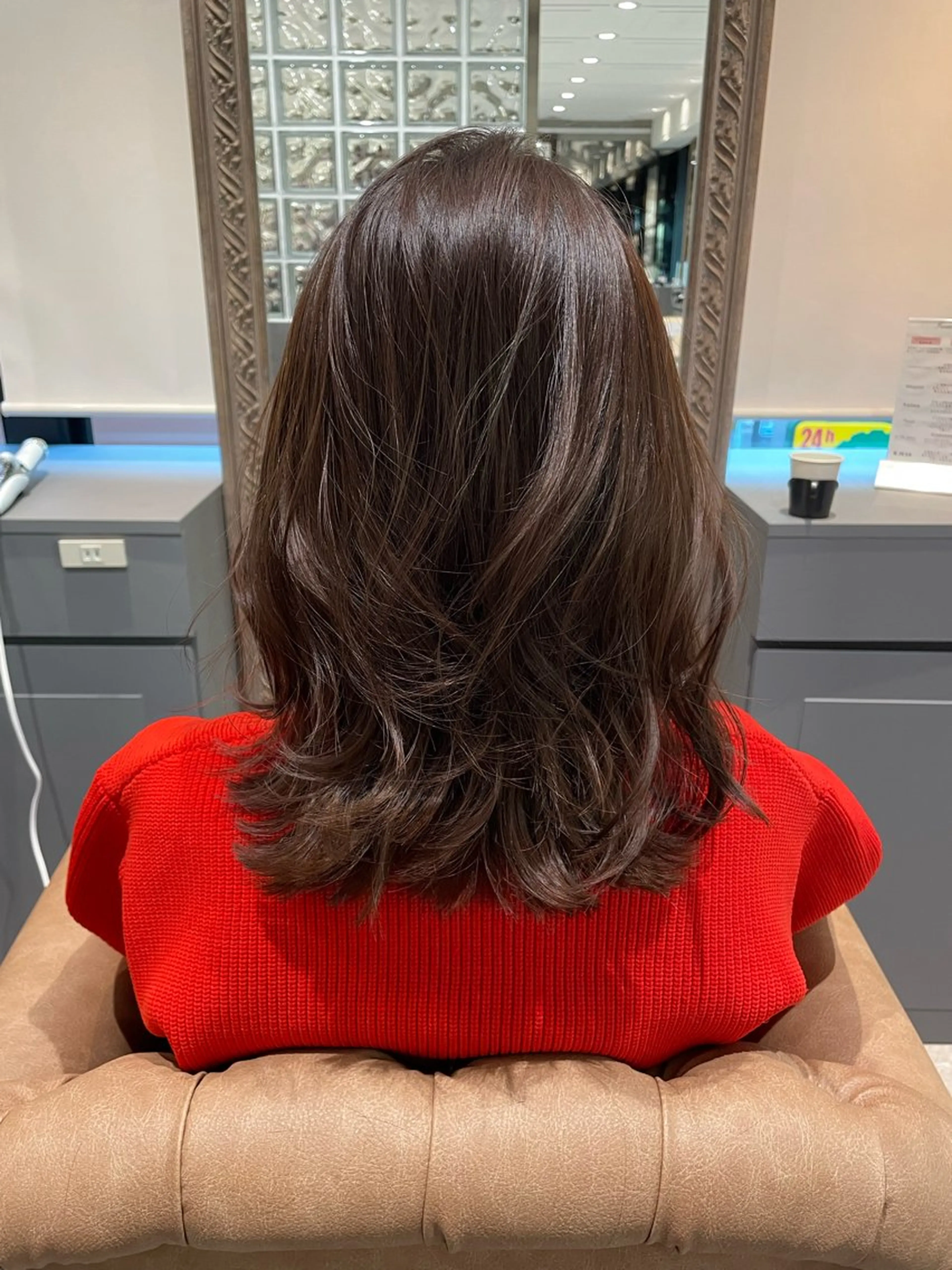 セミロング カラー カット ヘアカラー トリートメント 韓国ヘア/髪質改善 /Harunaのヘアスタイル