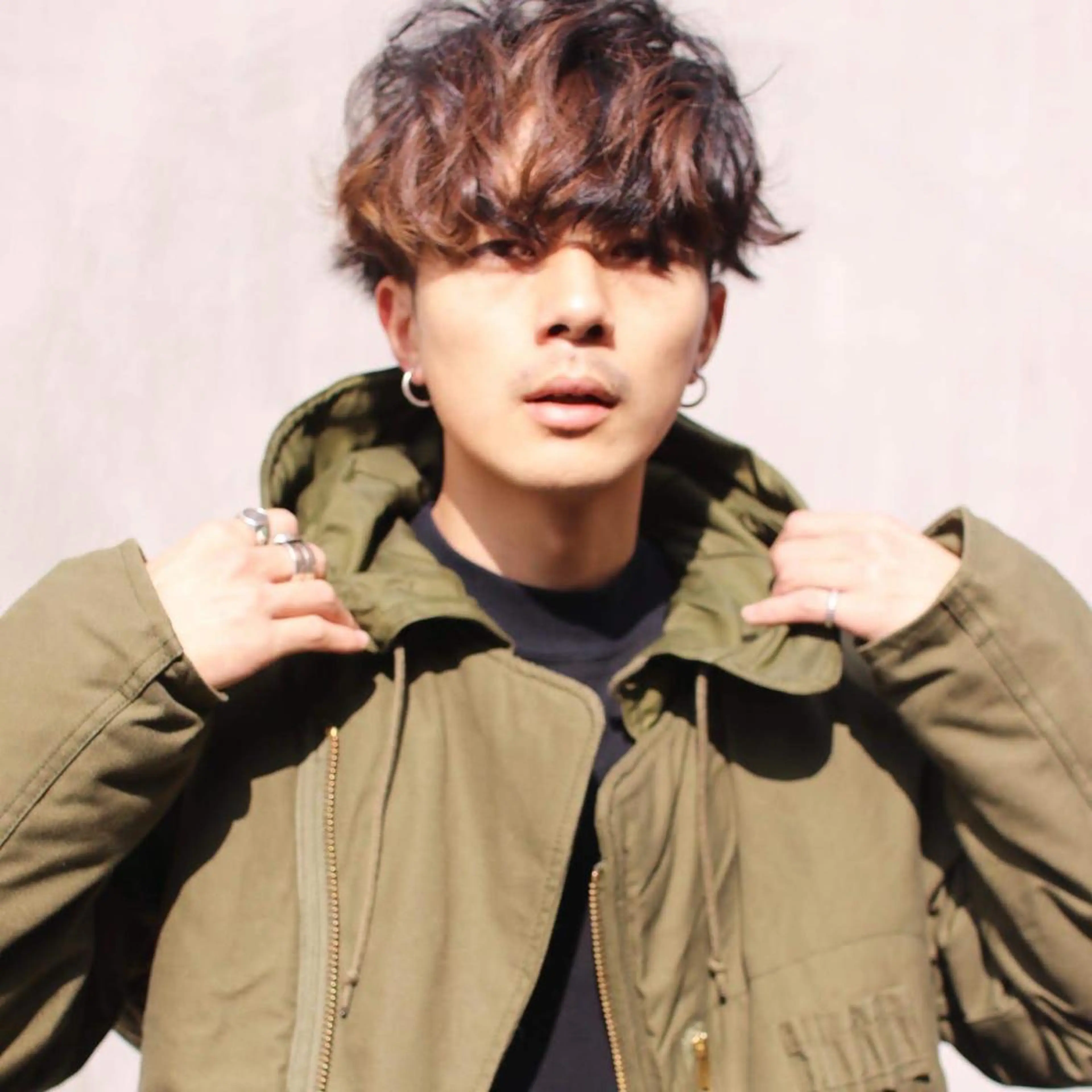 ショート カラー パーマ メンズパーマ ジンのヘアスタイル