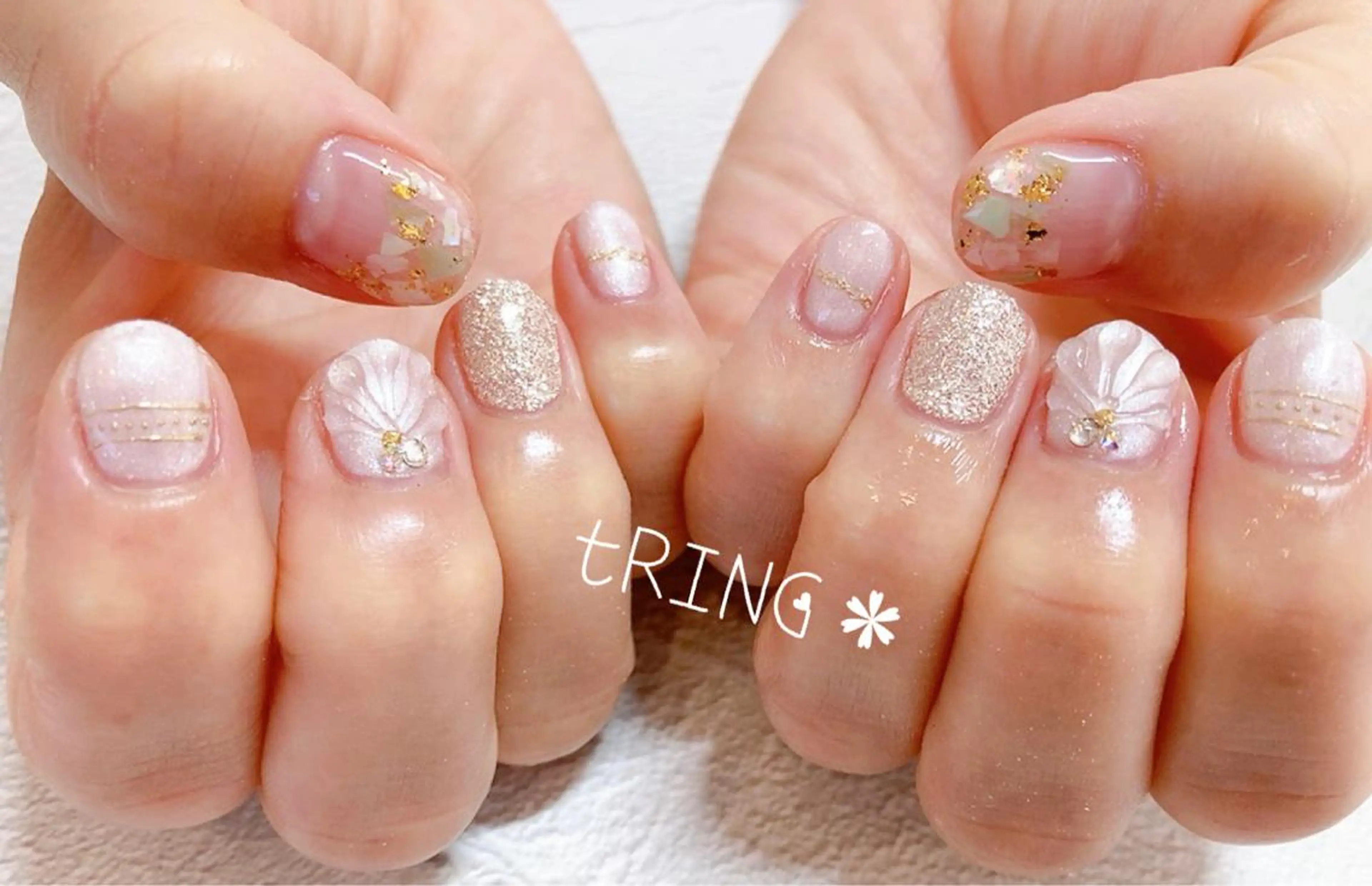 ネイル ハンドネイル tRING* しいの木台のネイルデザイン