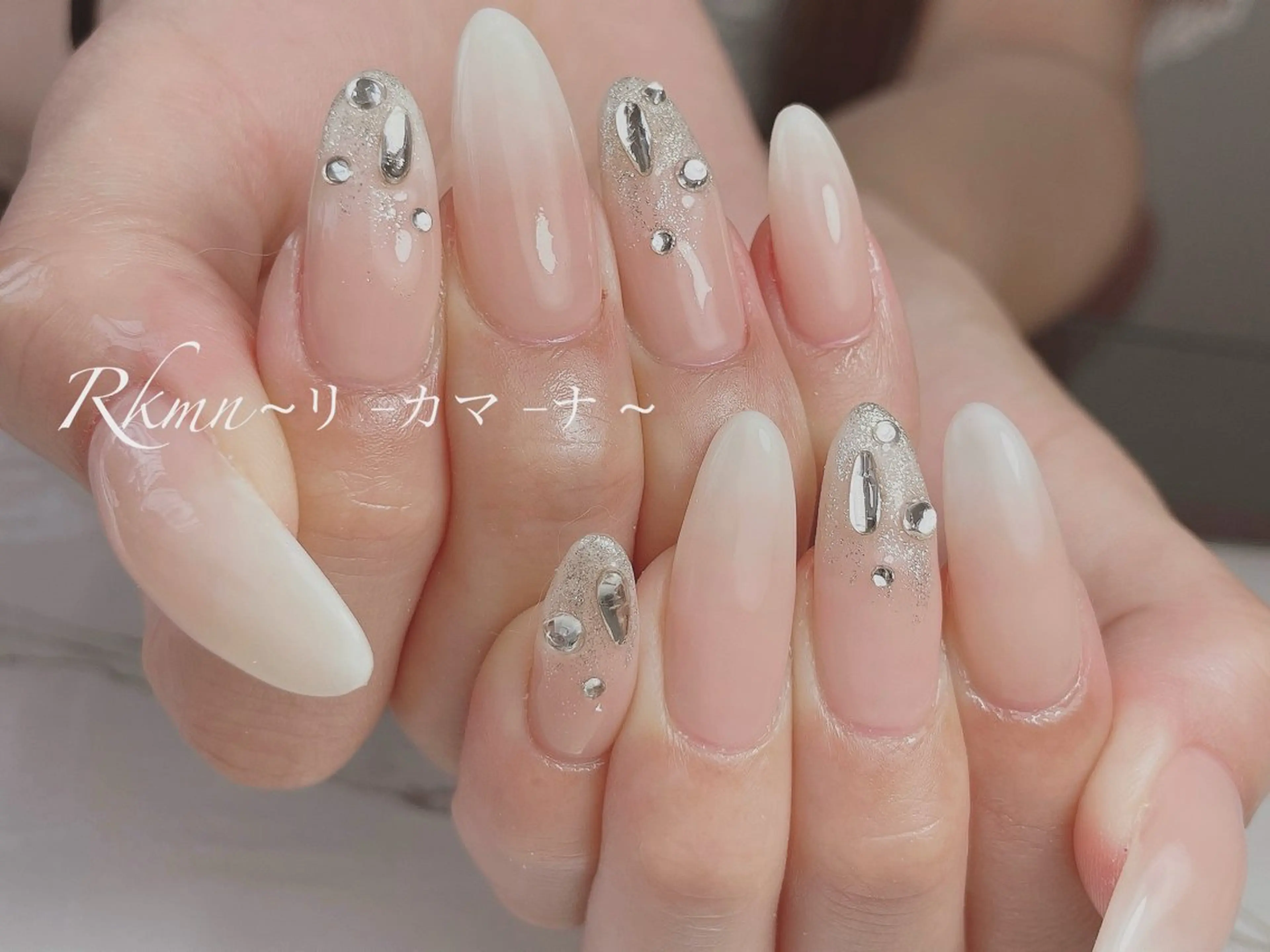 ネイル アートネイル 春ネイル ハンドネイル フットネイル ハンドケア Rkmn ~リ-カマ-ナ~のネイルデザイン