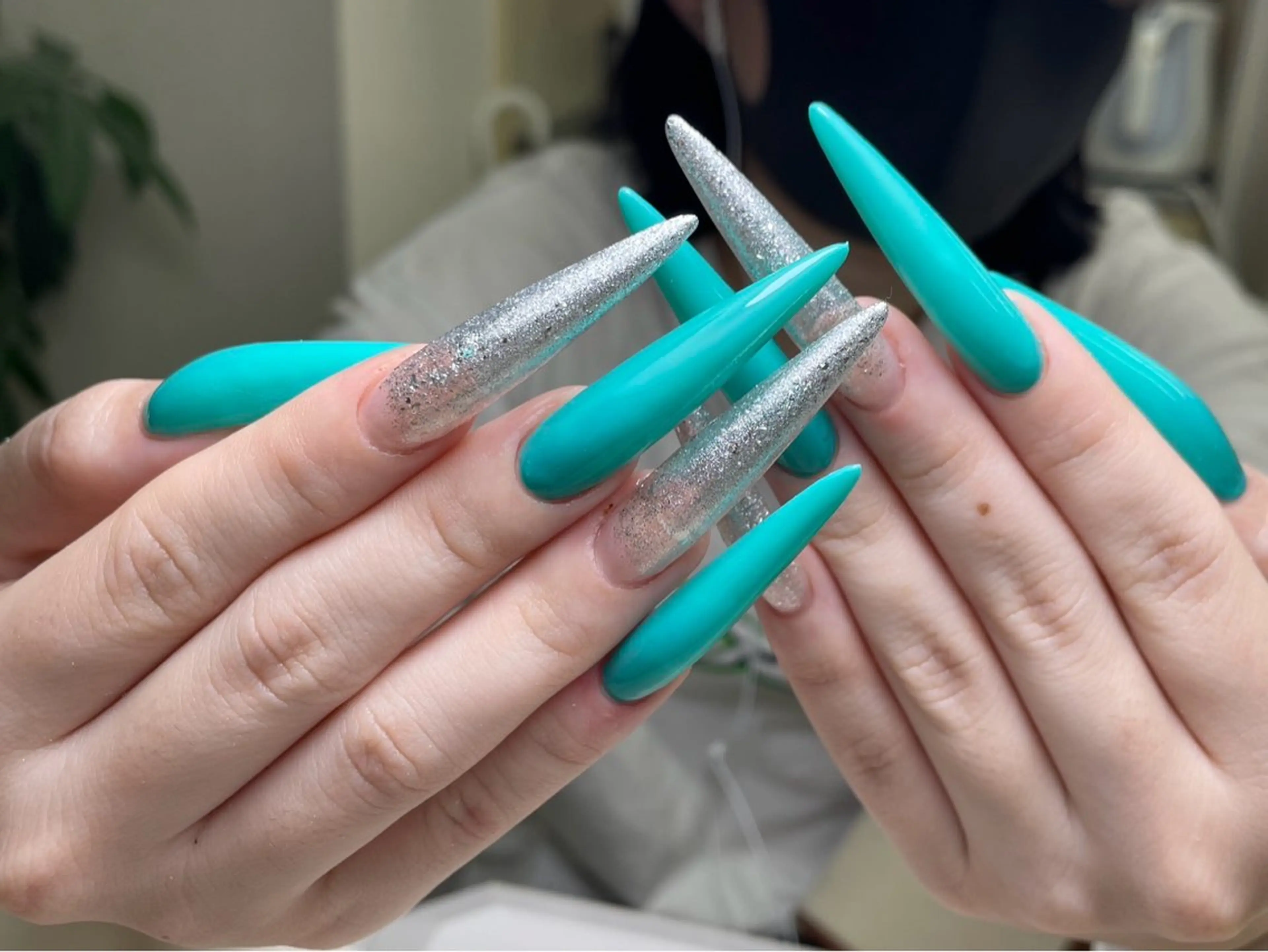 ネイル ロングネイル ハンドネイル lucky nail 歌舞伎町のネイルデザイン