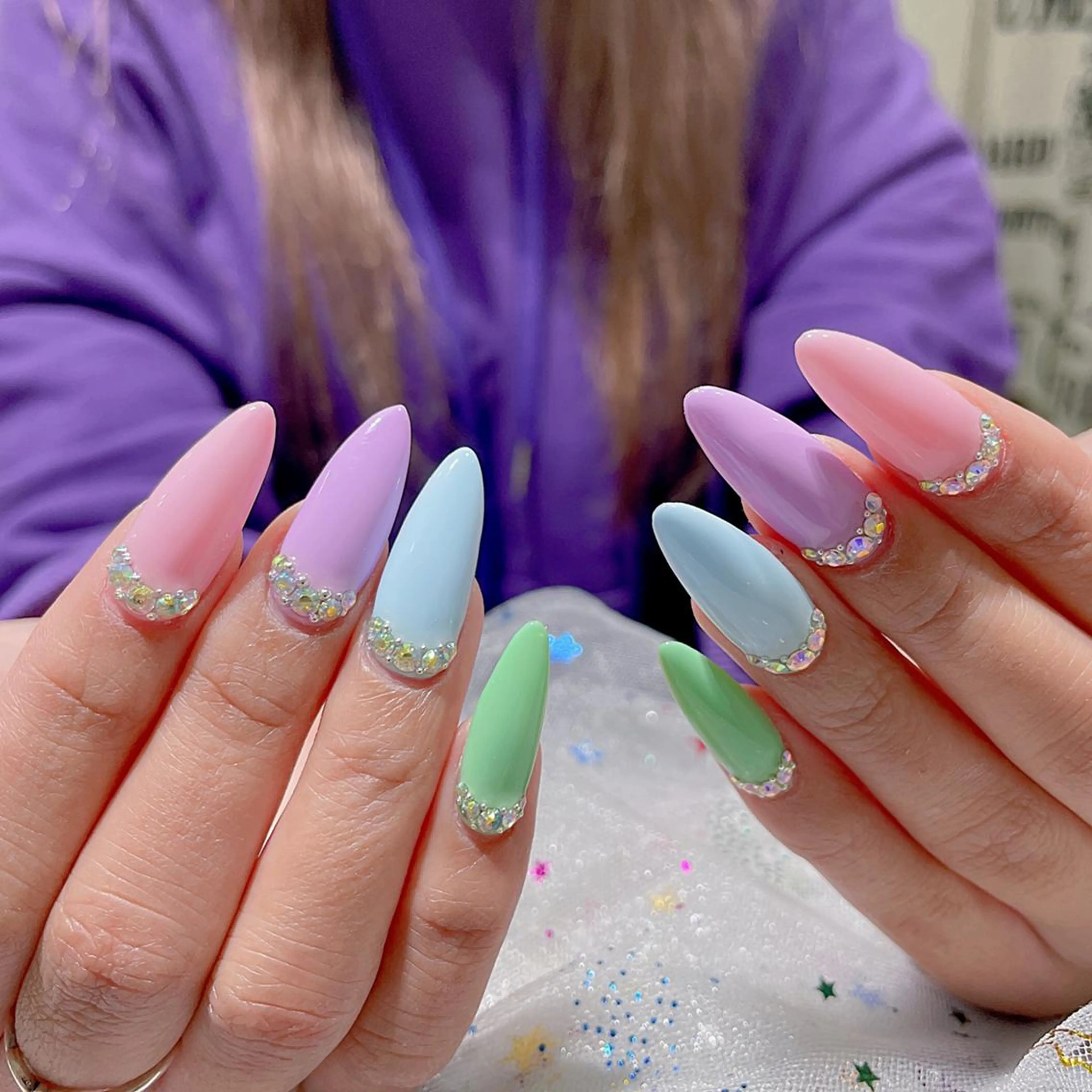 ネイル ハンドネイル Queens テイのネイルデザイン