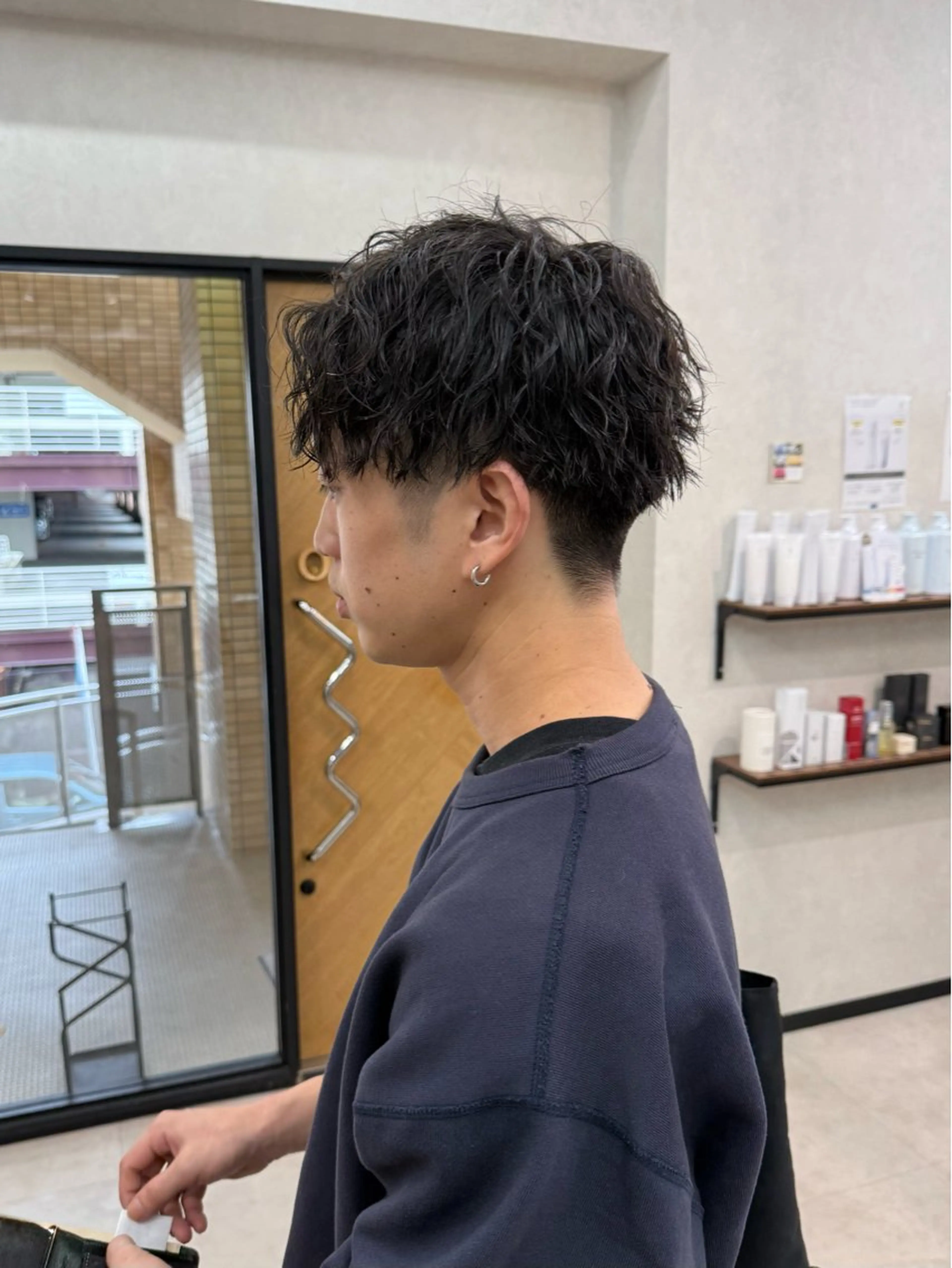 パーマ メンズ 渡邉 あいのヘアスタイル
