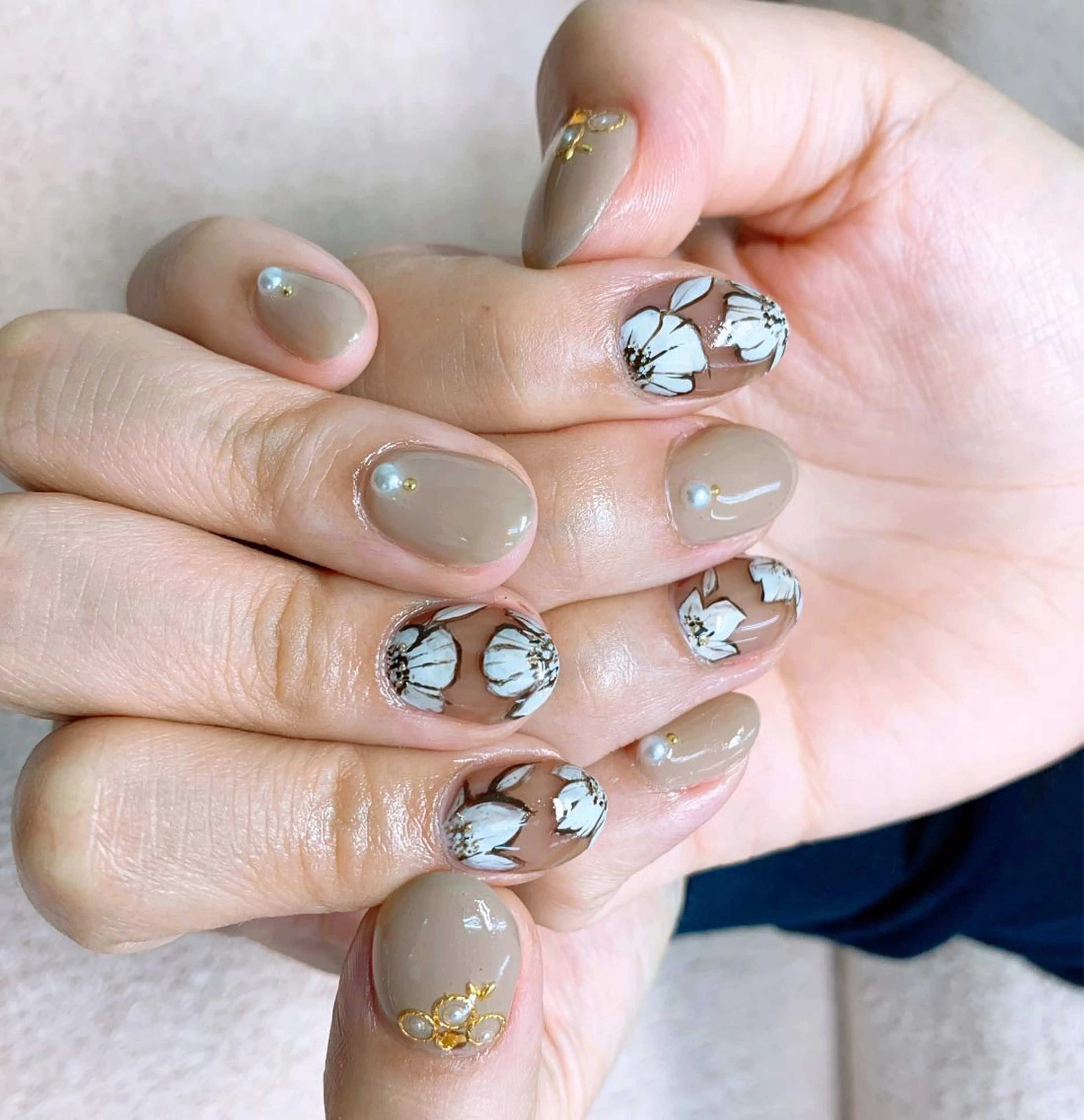 ネイル ⭐︎休業中の練習⭐︎ JNA認定講師髙橋のネイルデザイン