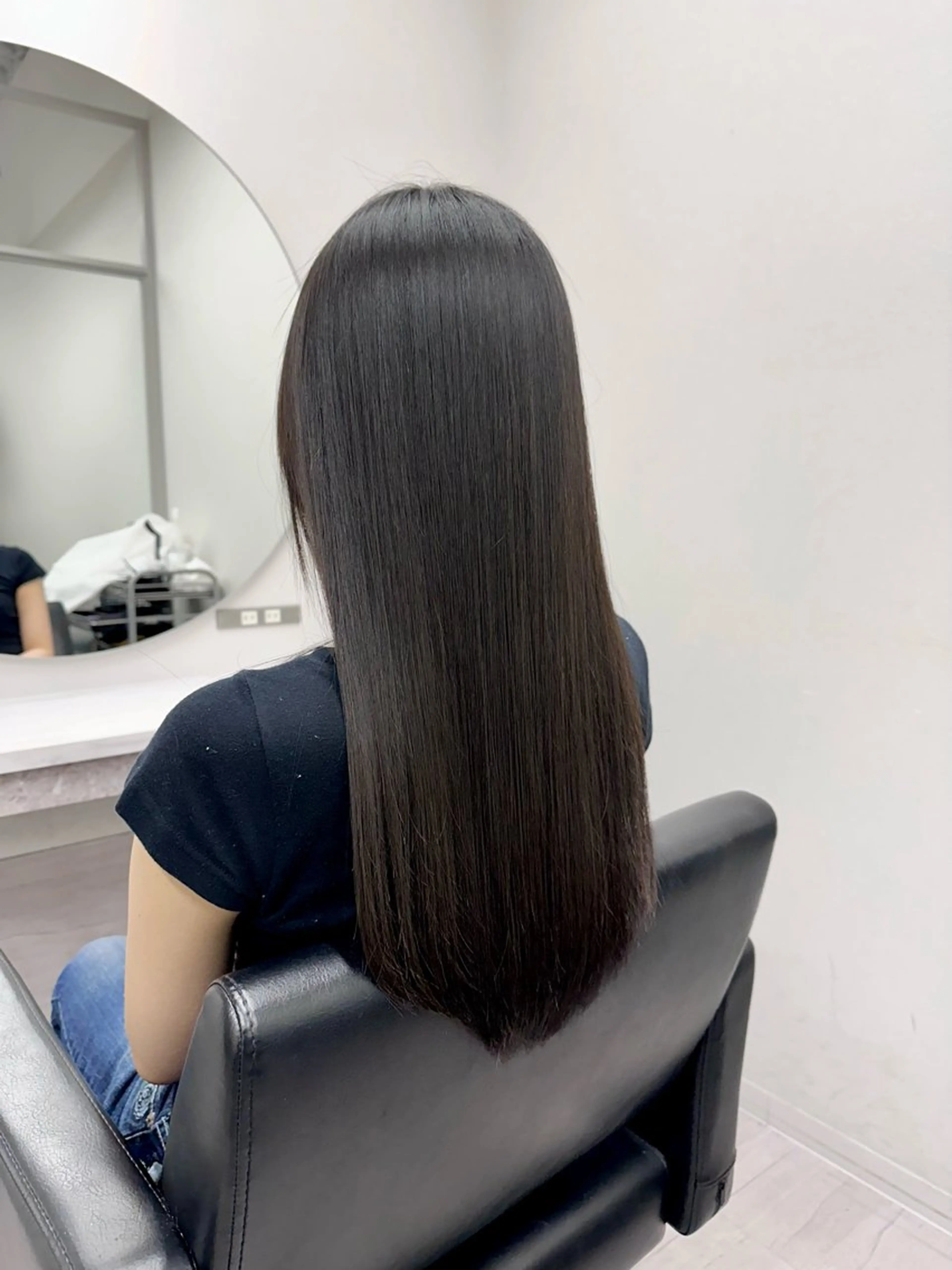 ロング カット ヘアカラー 縮毛矯正 トリートメント JYO 髪質改善専門家のヘアスタイル