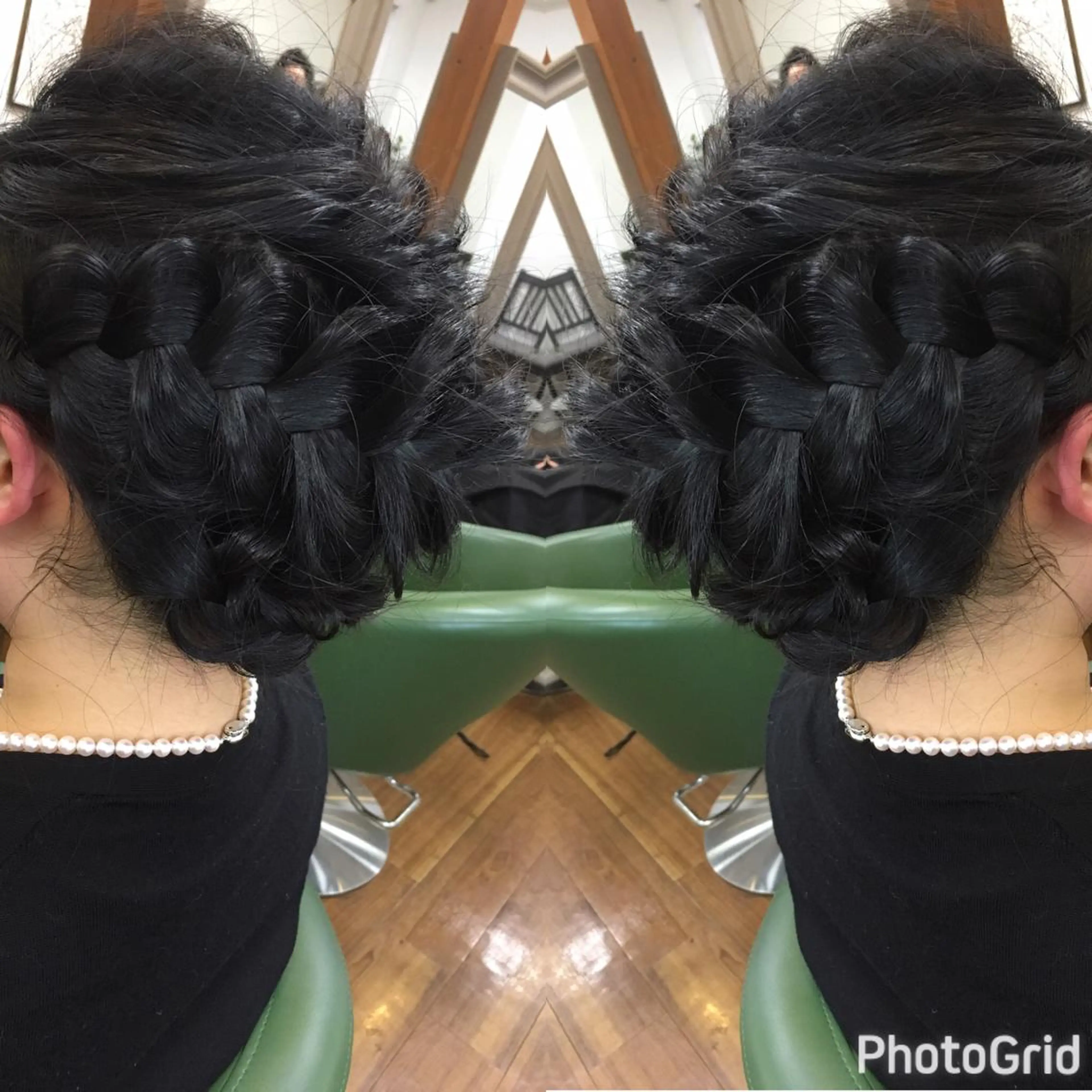 ロング ヘアアレンジ PALETTE(パレット)所属・SHIORI💜口コ ミNo.1艶カラーのヘアスタイル