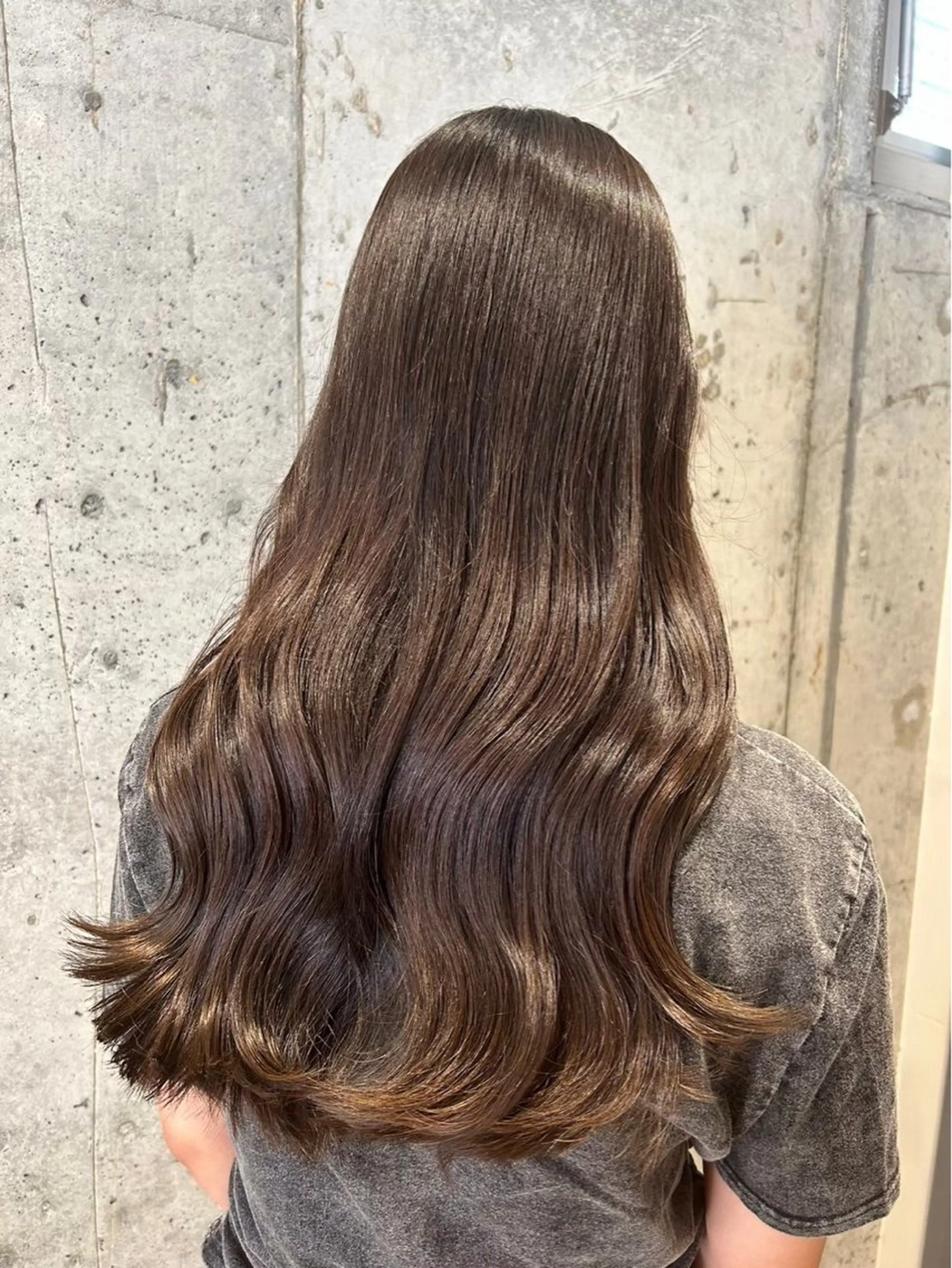 ロング カラー トリートメント ⭐️透明感カラー🤎 チサ🌀のヘアスタイル