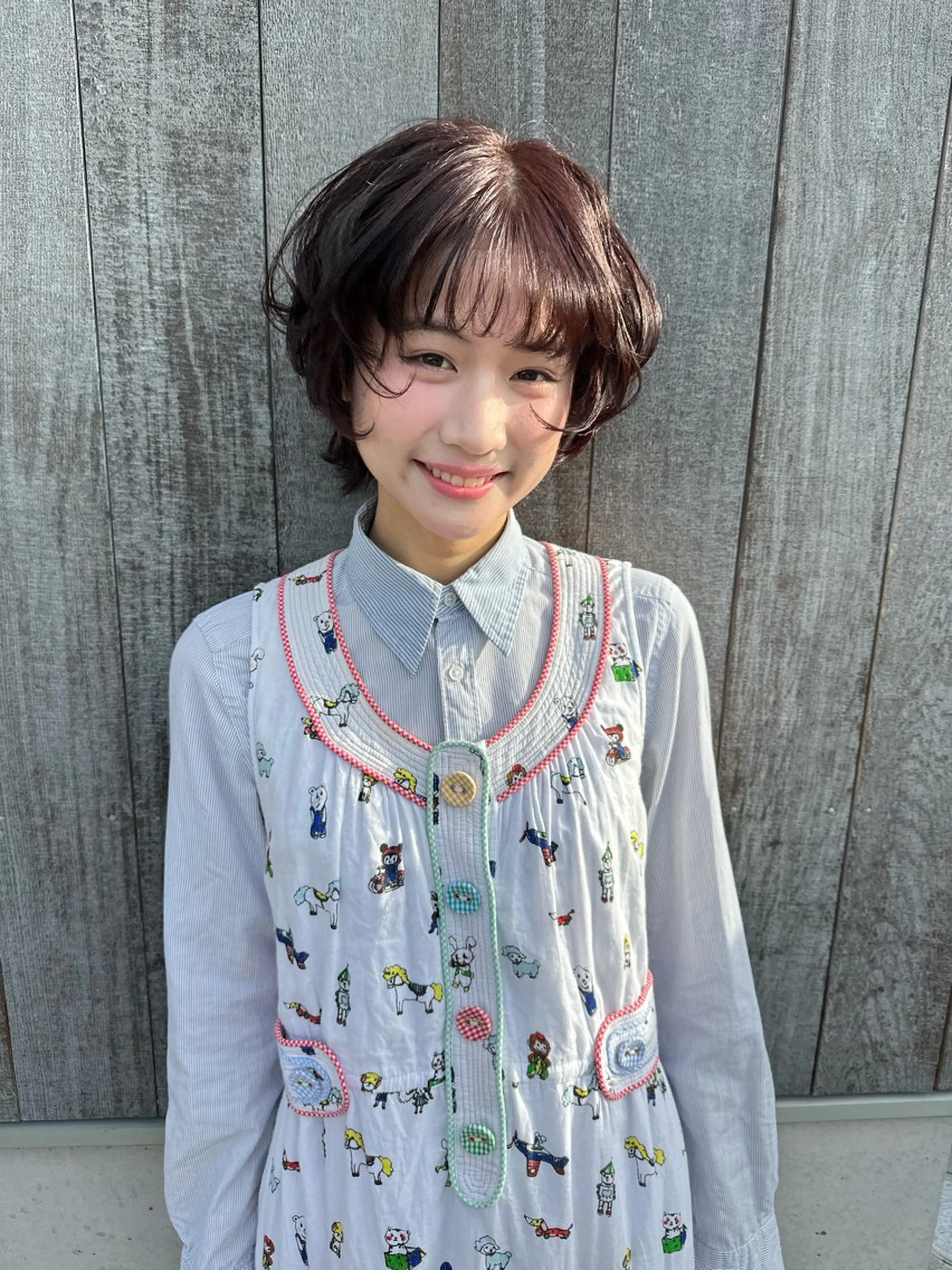 ショート 似合わせレイヤー 海外風レイヤーmioのヘアスタイル