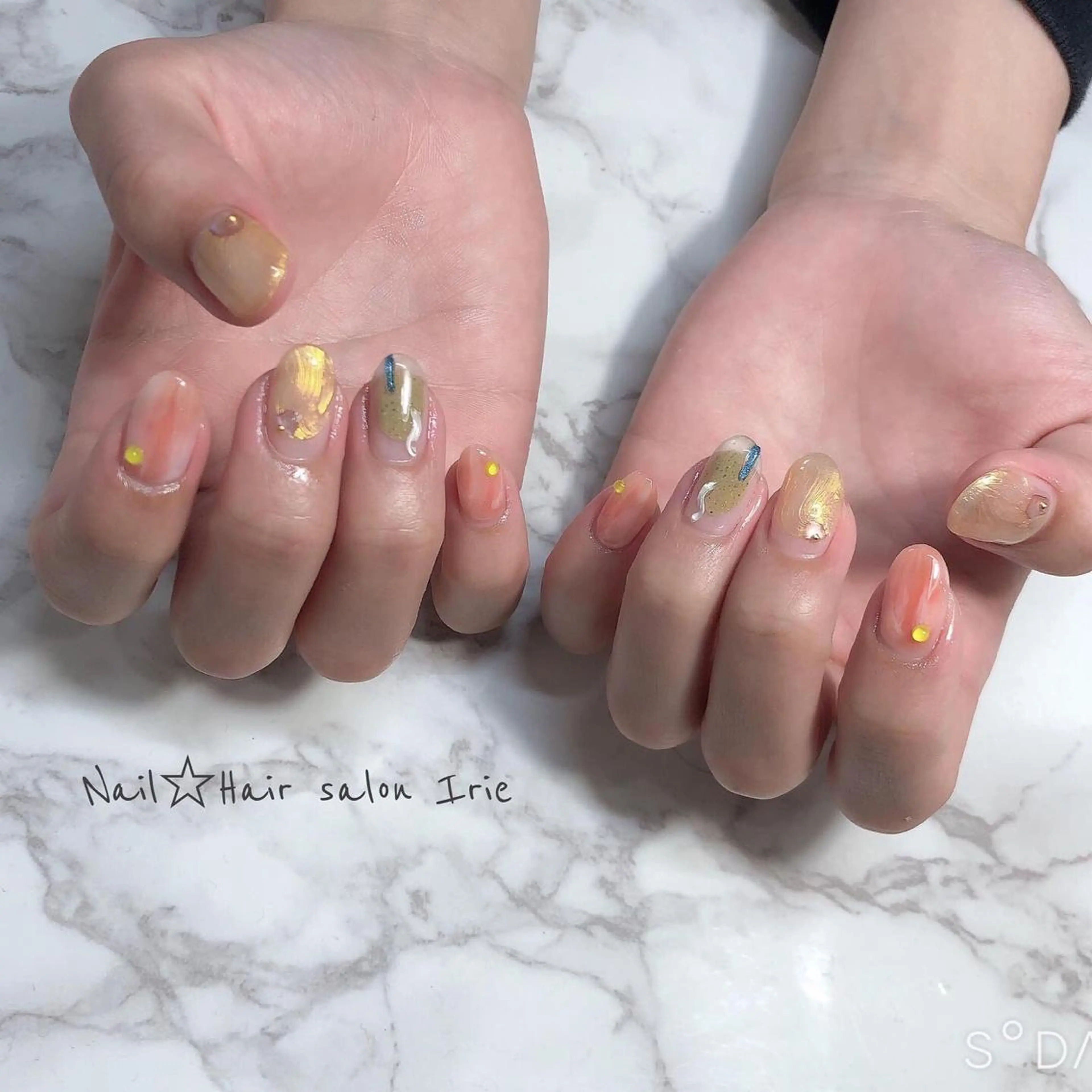 ネイル ハンドネイル Hair salon Irie所属・與儀 知佳のネイルデザイン