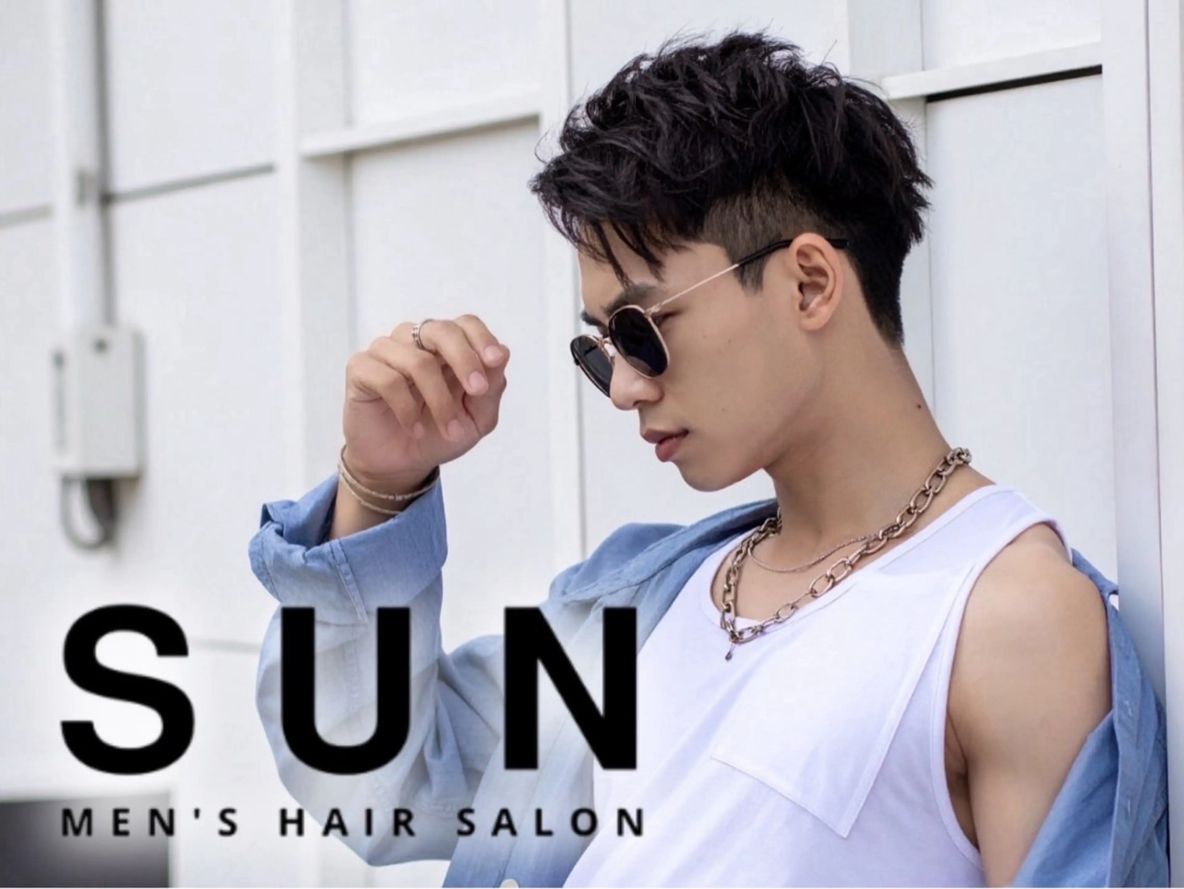 ショート メンズ 刈り上げ ショートヘア men’s SUNのヘアスタイル