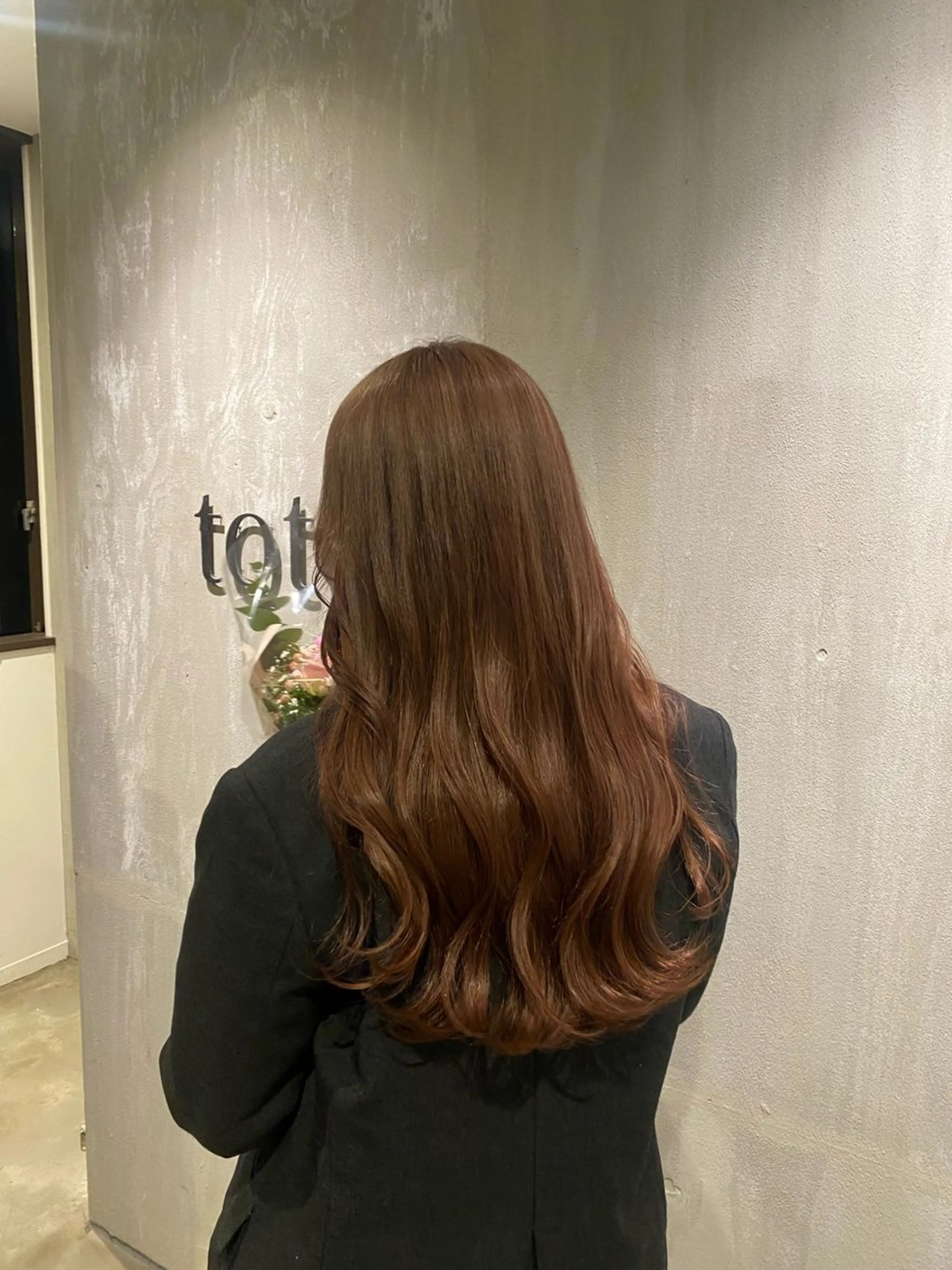 ロング カラー ヘアカラー トリートメント 透明感カラー 天羅のヘアスタイル