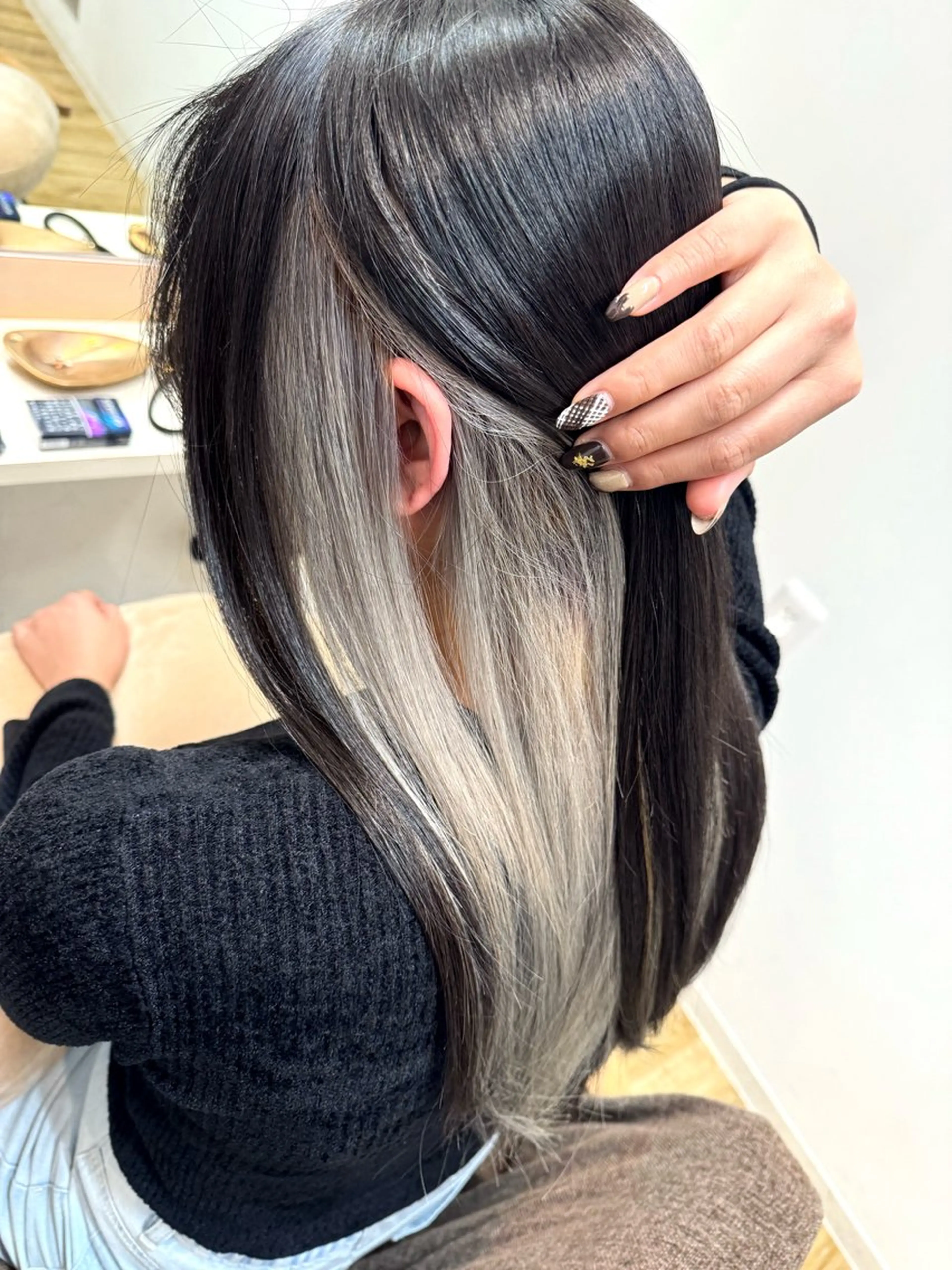 ロング ヘアカラー トリートメント share salon higashi umeda所属・林 時也のヘアスタイル