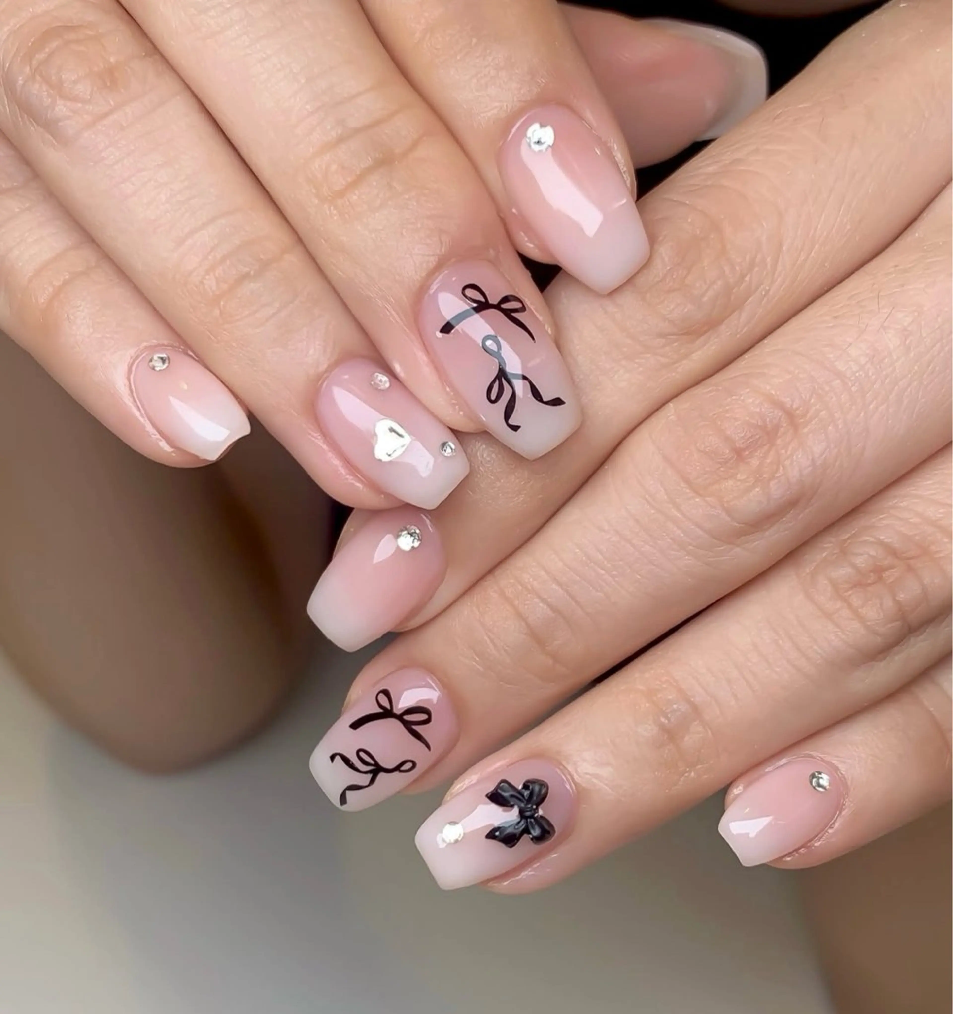 ネイル 韓国ネイル 持ち込み ニュアンスネイル ネイルチップ ハンドネイル TABI ANA.CHUOのネイルデザイン