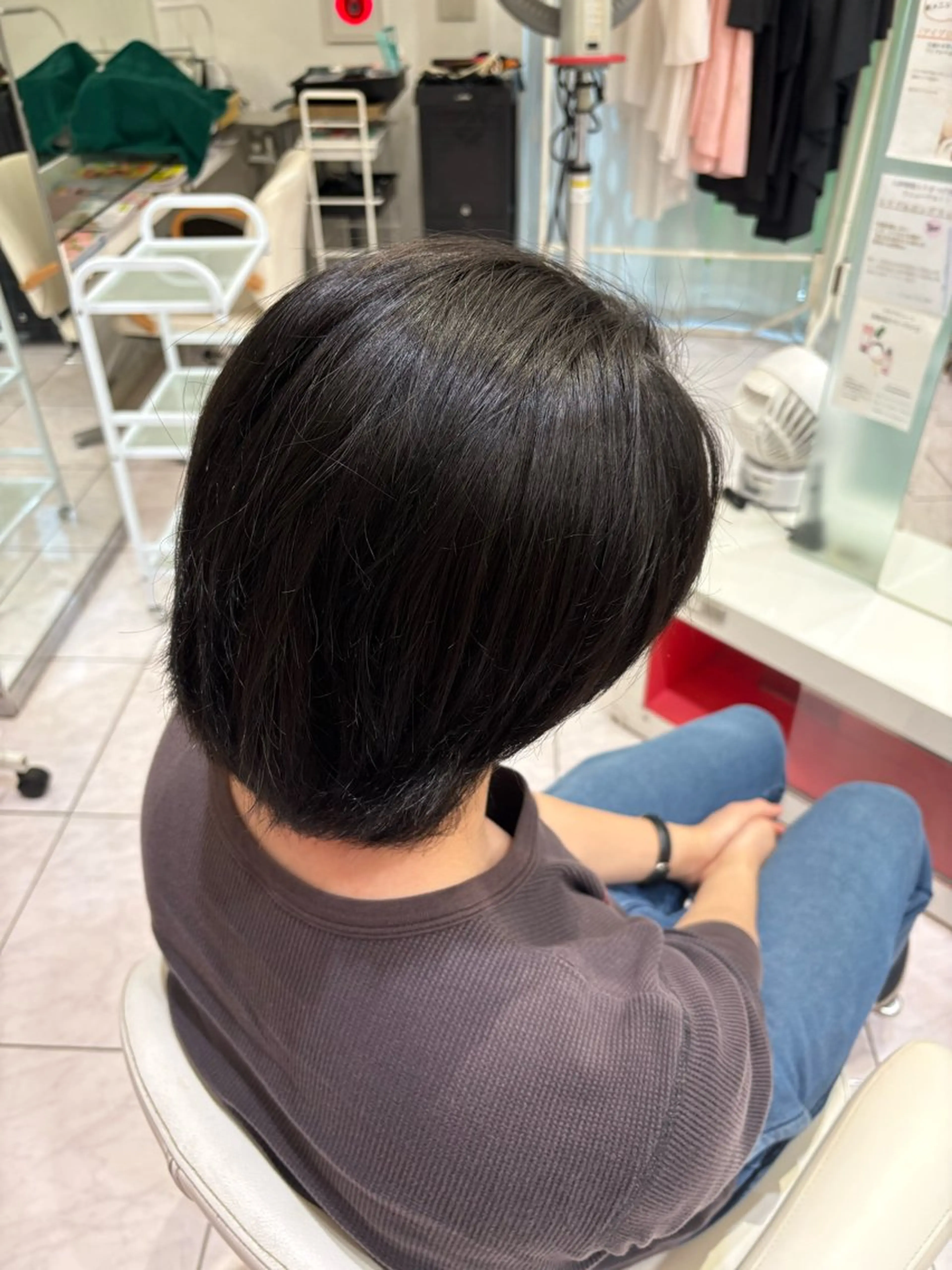 ショート カラー ブリーチ ブラウンカラー ヘアカラー 西永福/サロンド ユーウ/chiakiのヘアスタイル