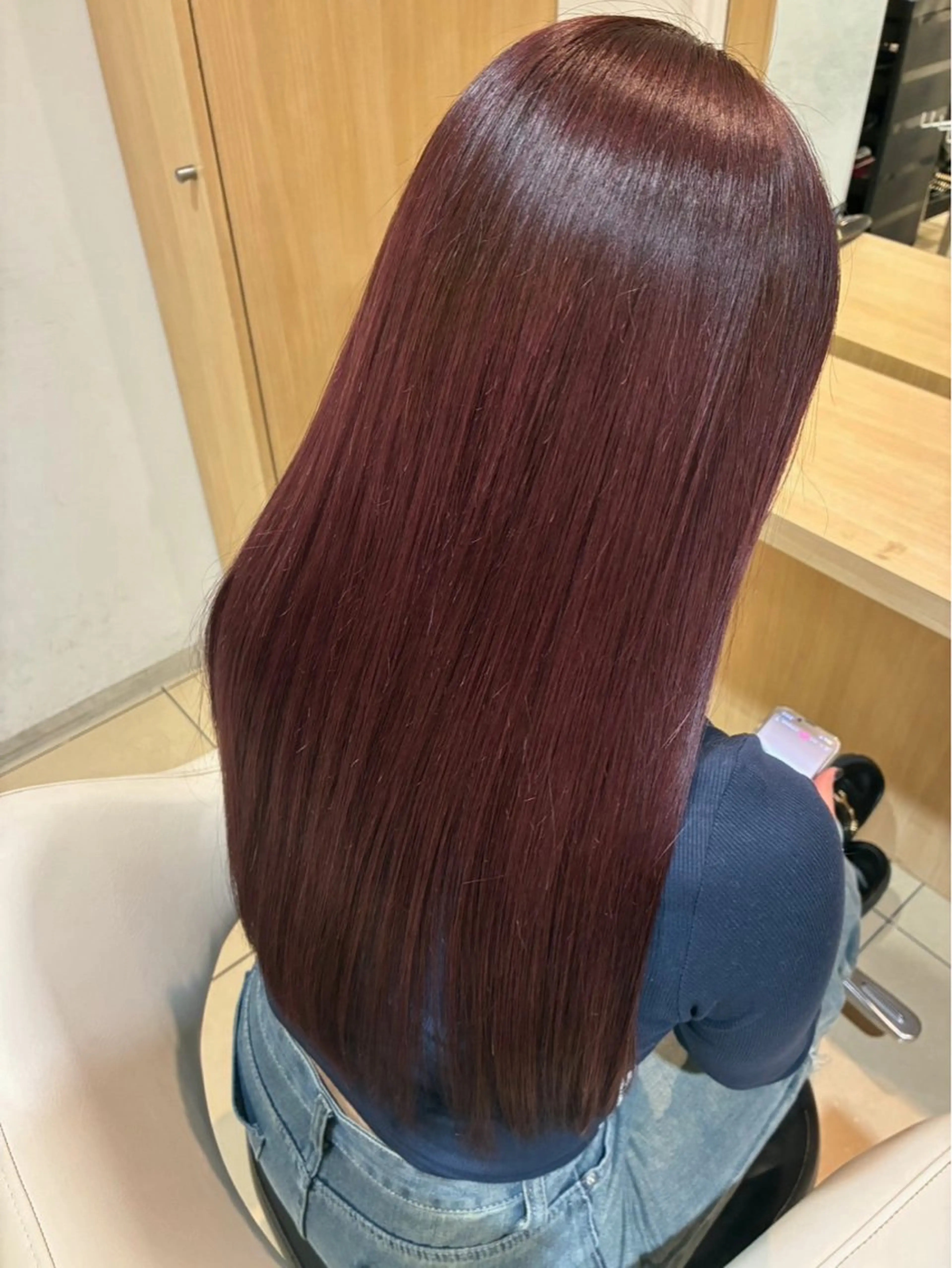 ダブルカラー🩵「ブリーチなし」の写真