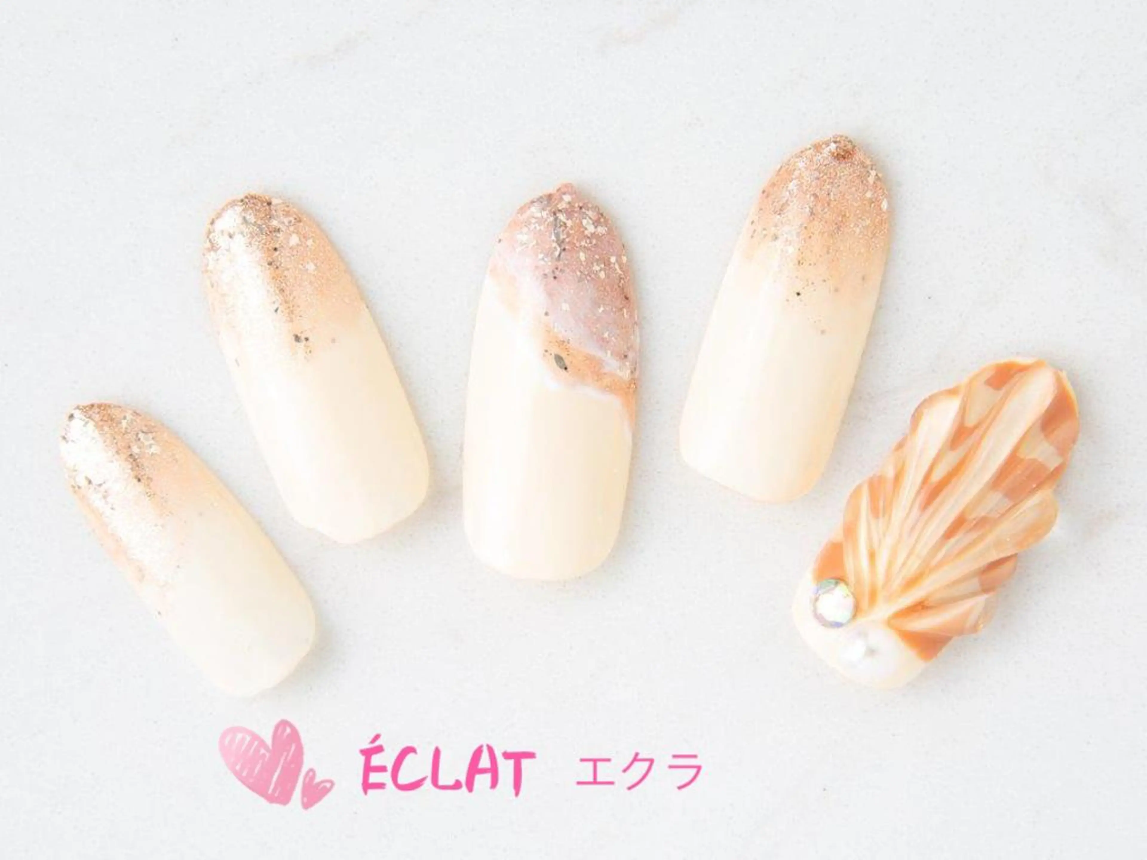 ネイル ネイルサロンエクラ 🫧Shizukaのネイルデザイン