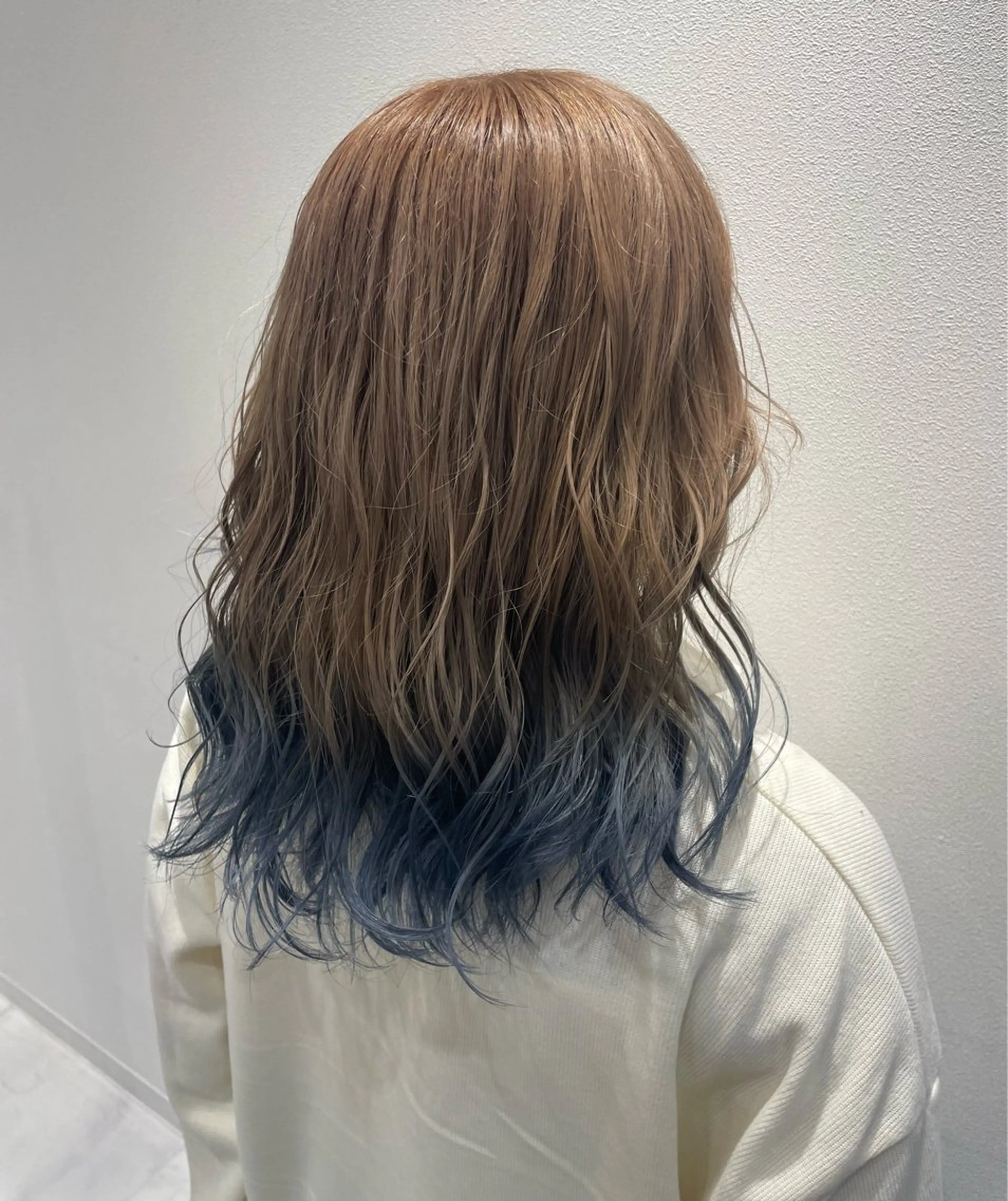 セミロング カラー 艶カラー/エクステ/ MIRAI🪽のヘアスタイル