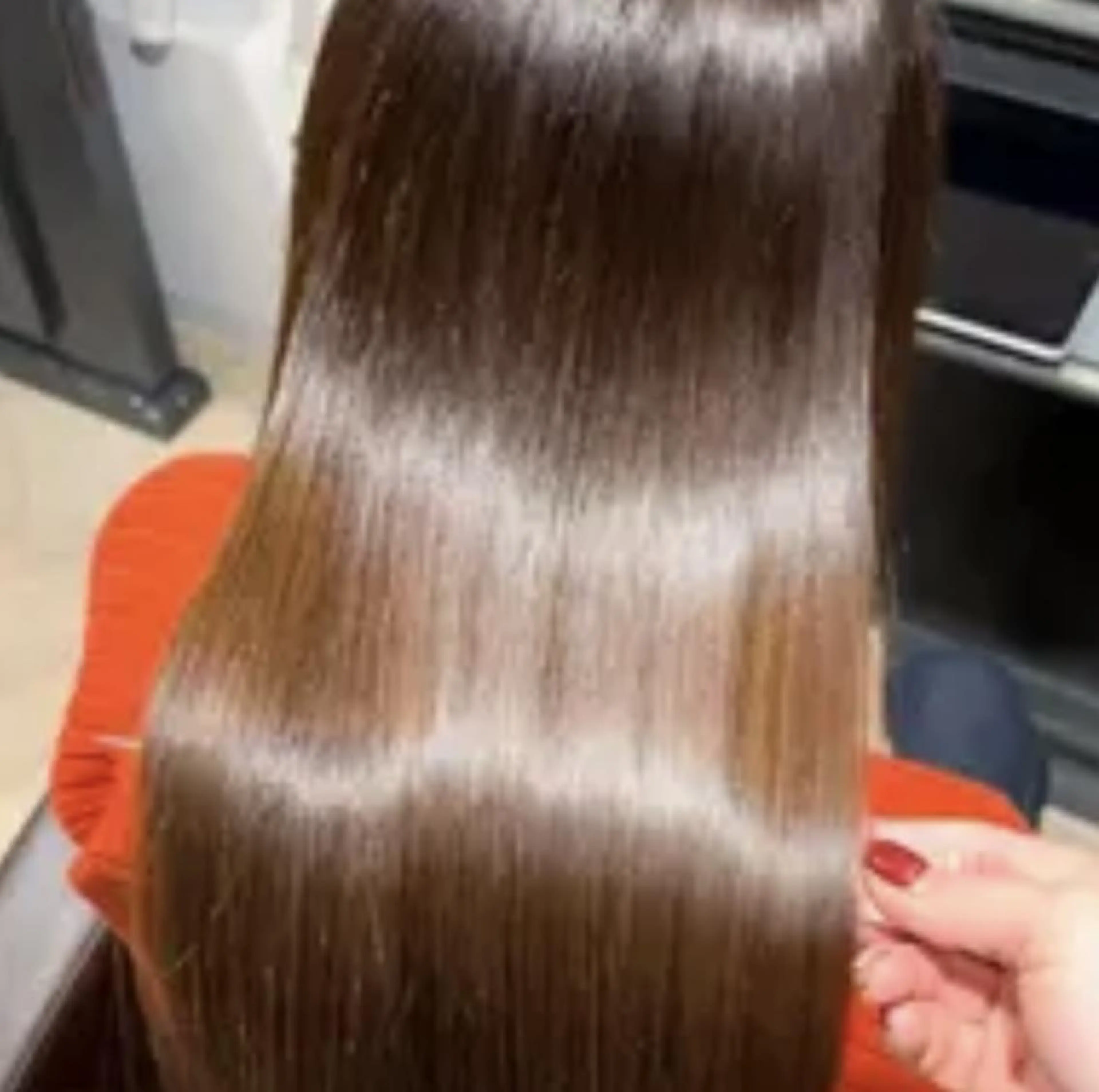 ロング パーマ ストレートパーマ カット ゆい 縮毛矯正/髪質改善のヘアスタイル