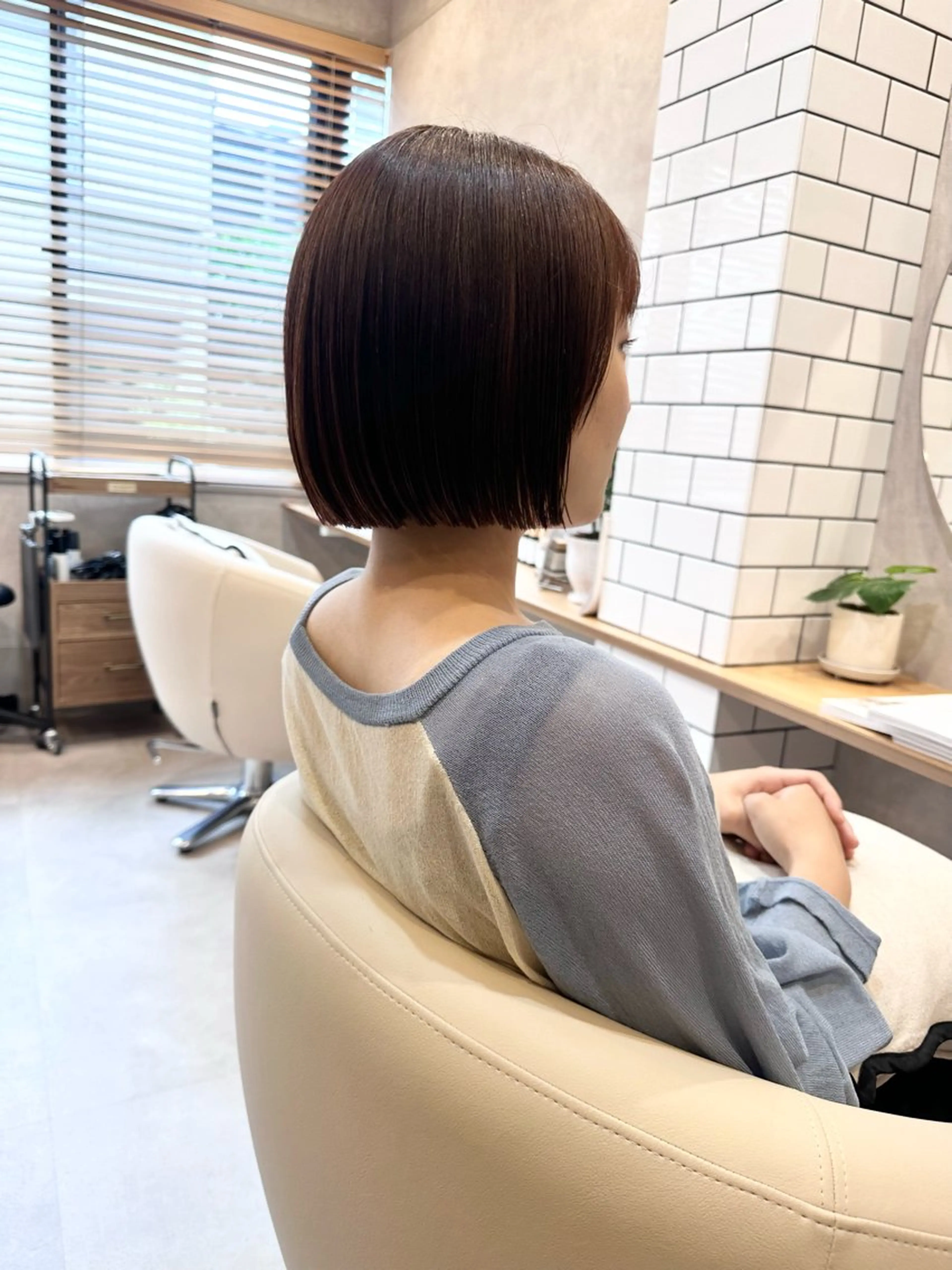 ショート パーマ カット 縮毛矯正 トリートメント 高橋友里亜 /フリーランスのヘアスタイル