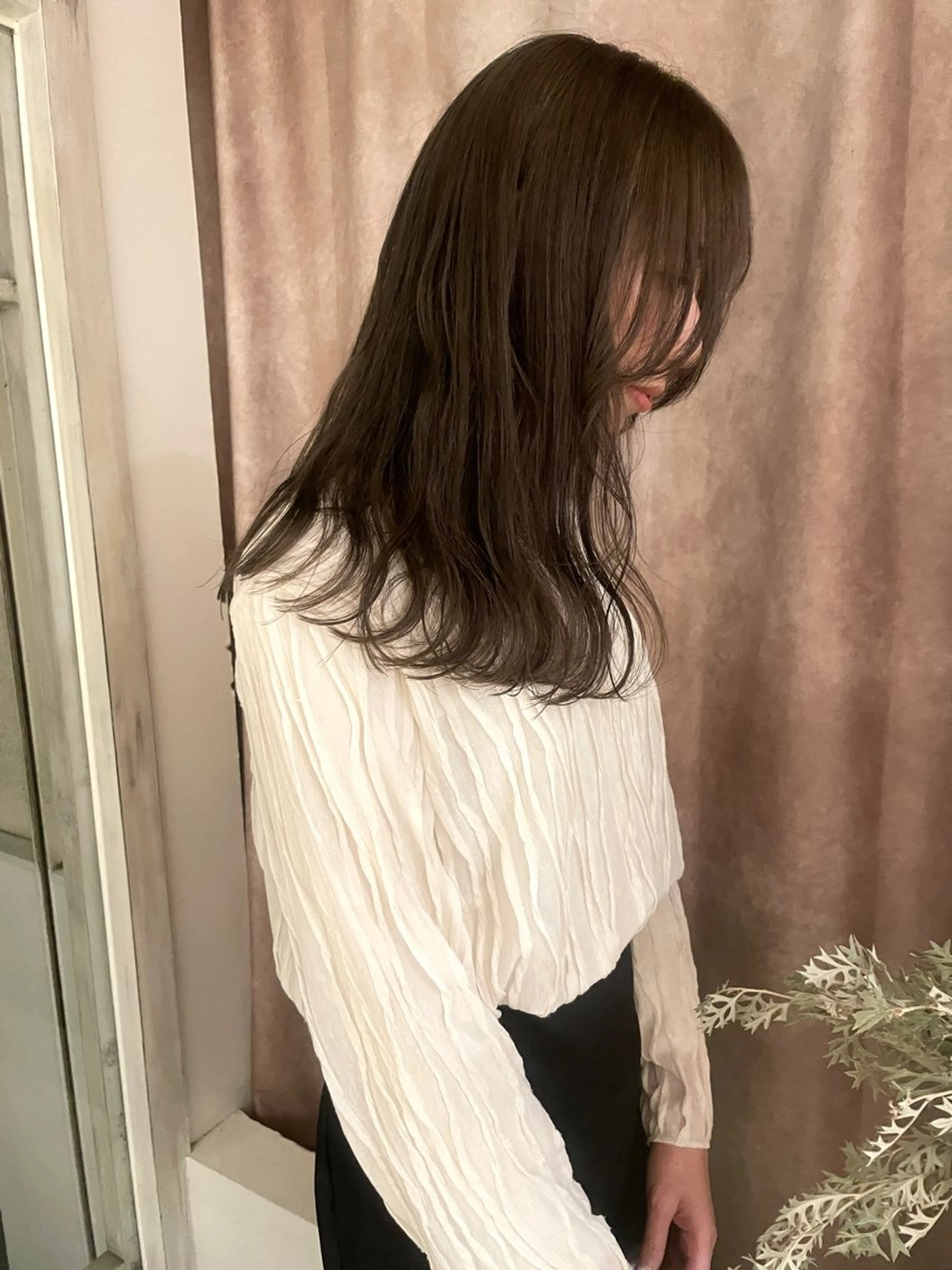 セミロング カラー 🙃 透明感カラー/ボブのヘアスタイル