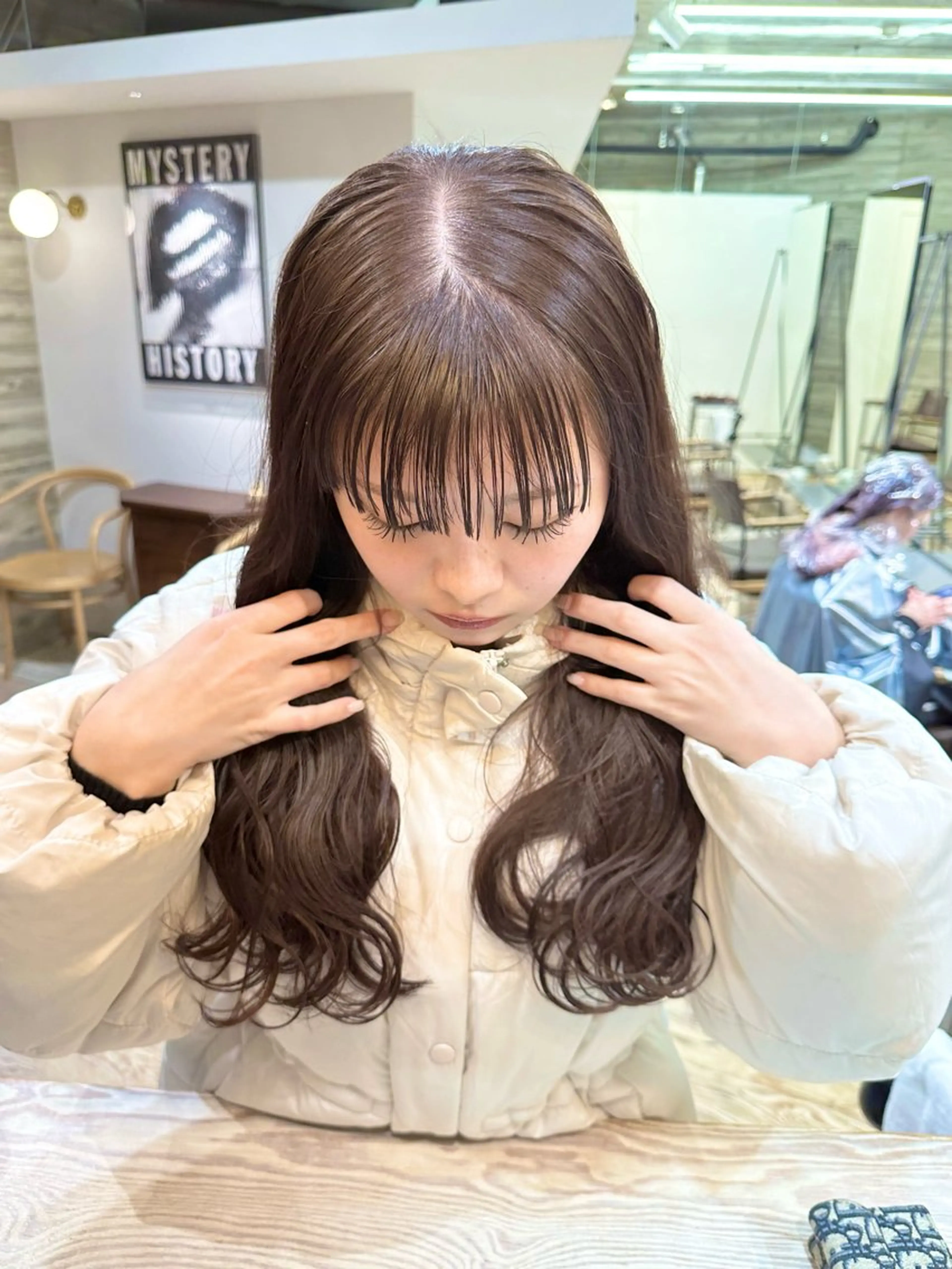 ロング カラー ヘアカラー トリートメント kai .のヘアスタイル