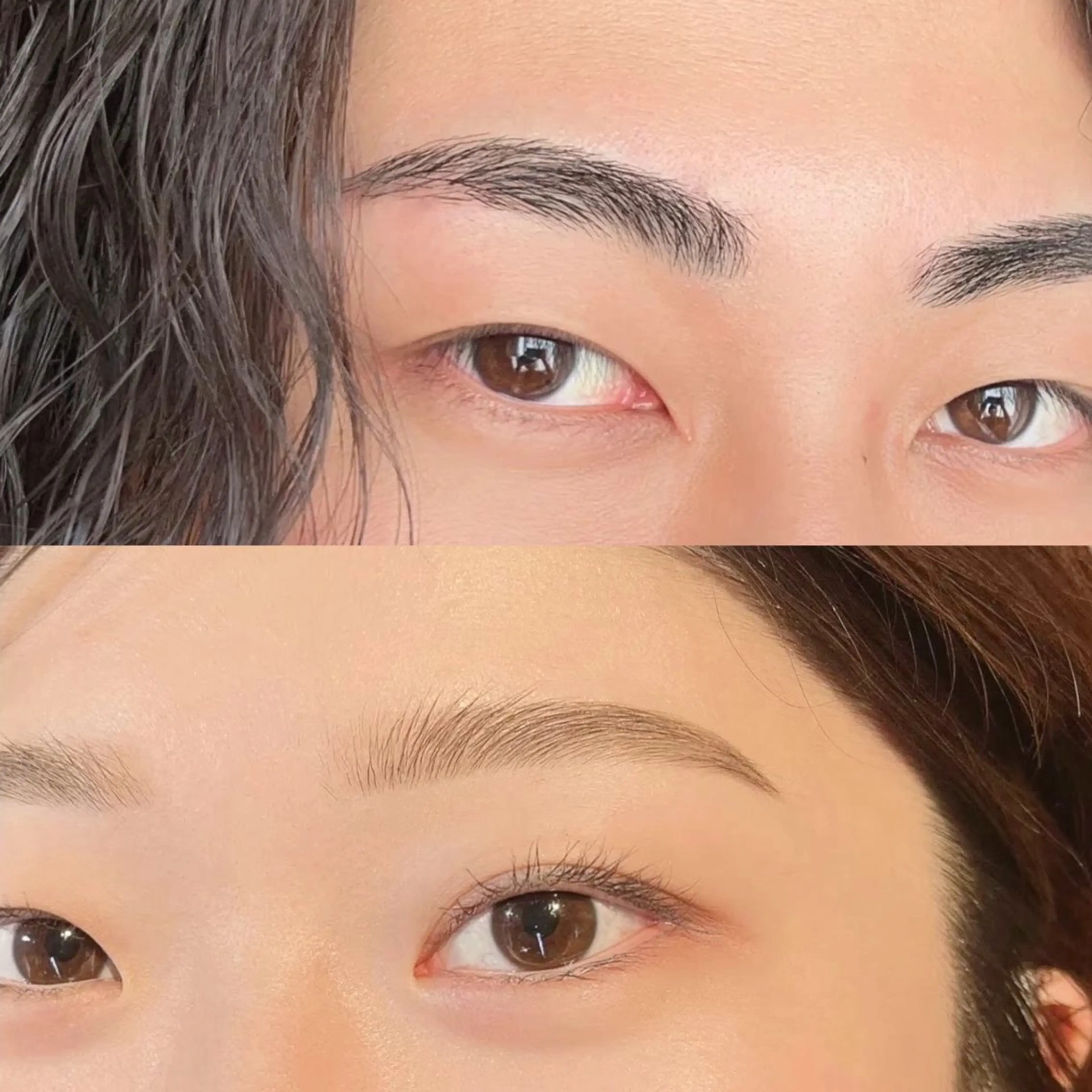 【アイブロウ】 眉毛ワックス脱毛(間引き込み)の写真