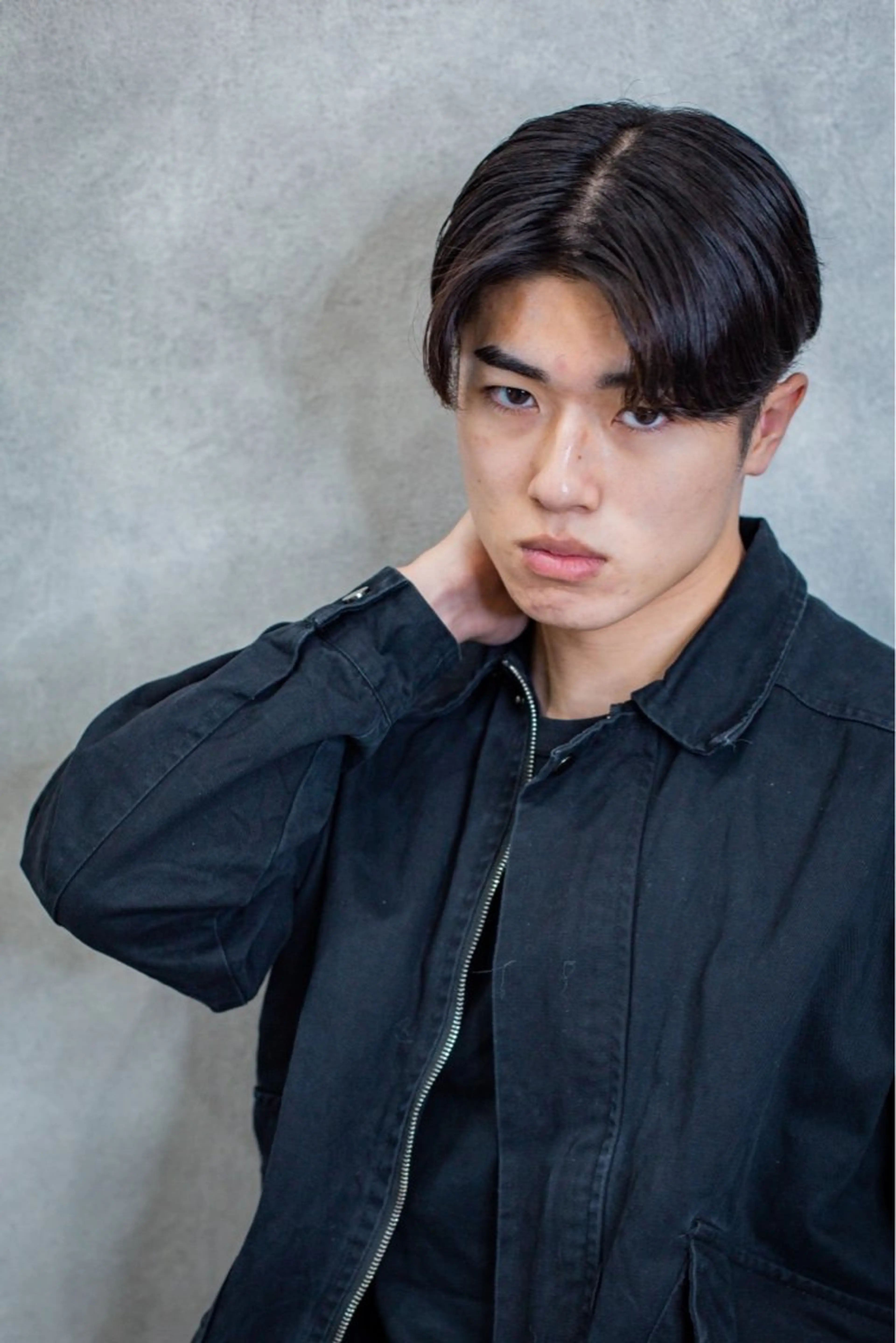 ショート メンズ センターパート カット 札幌美容室 /光👑のヘアスタイル