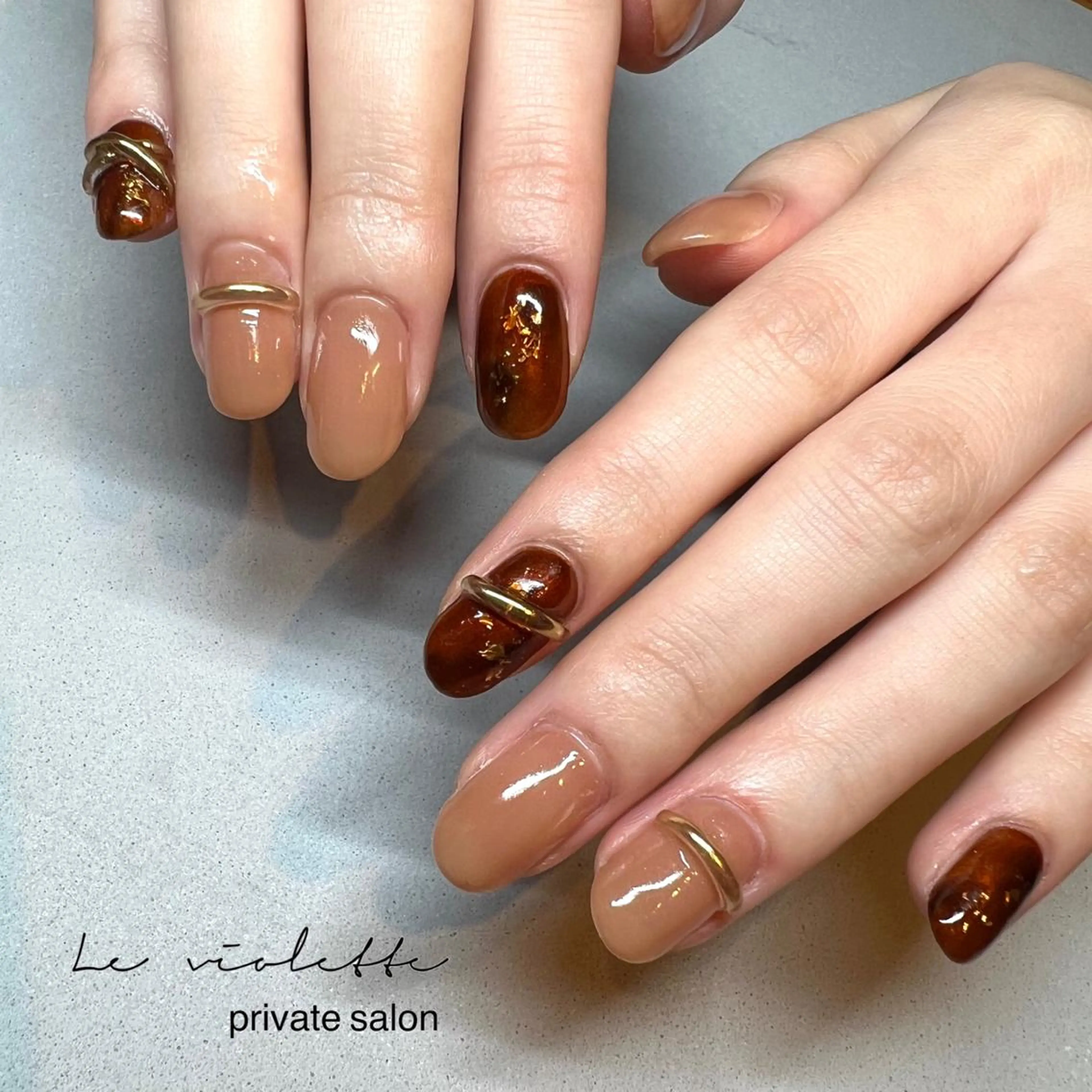 ネイル ハンドネイル le violette所属・le violetteのネイルデザイン