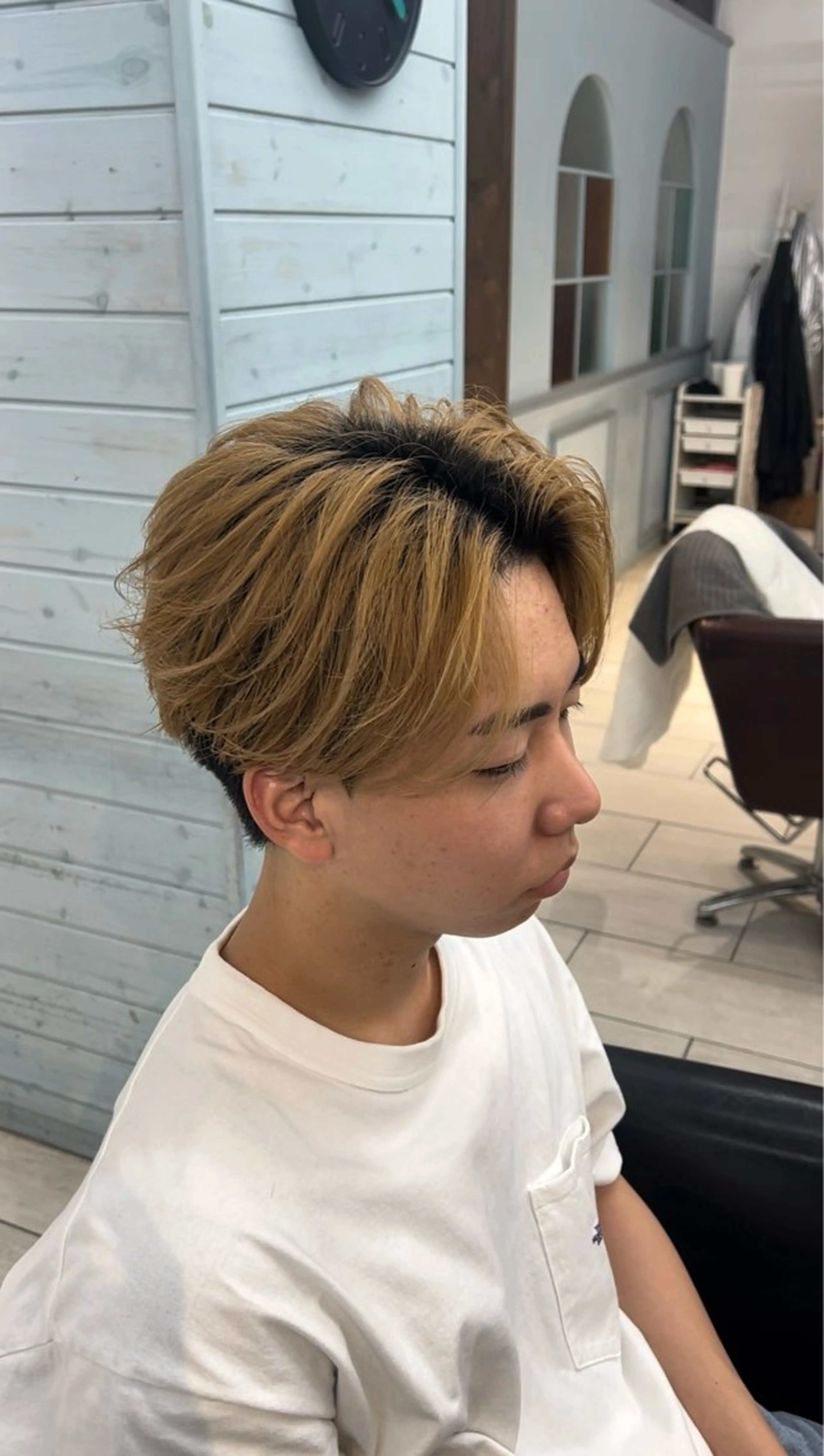 ショート カラー メンズ aid所属・山口 琢也のヘアスタイル