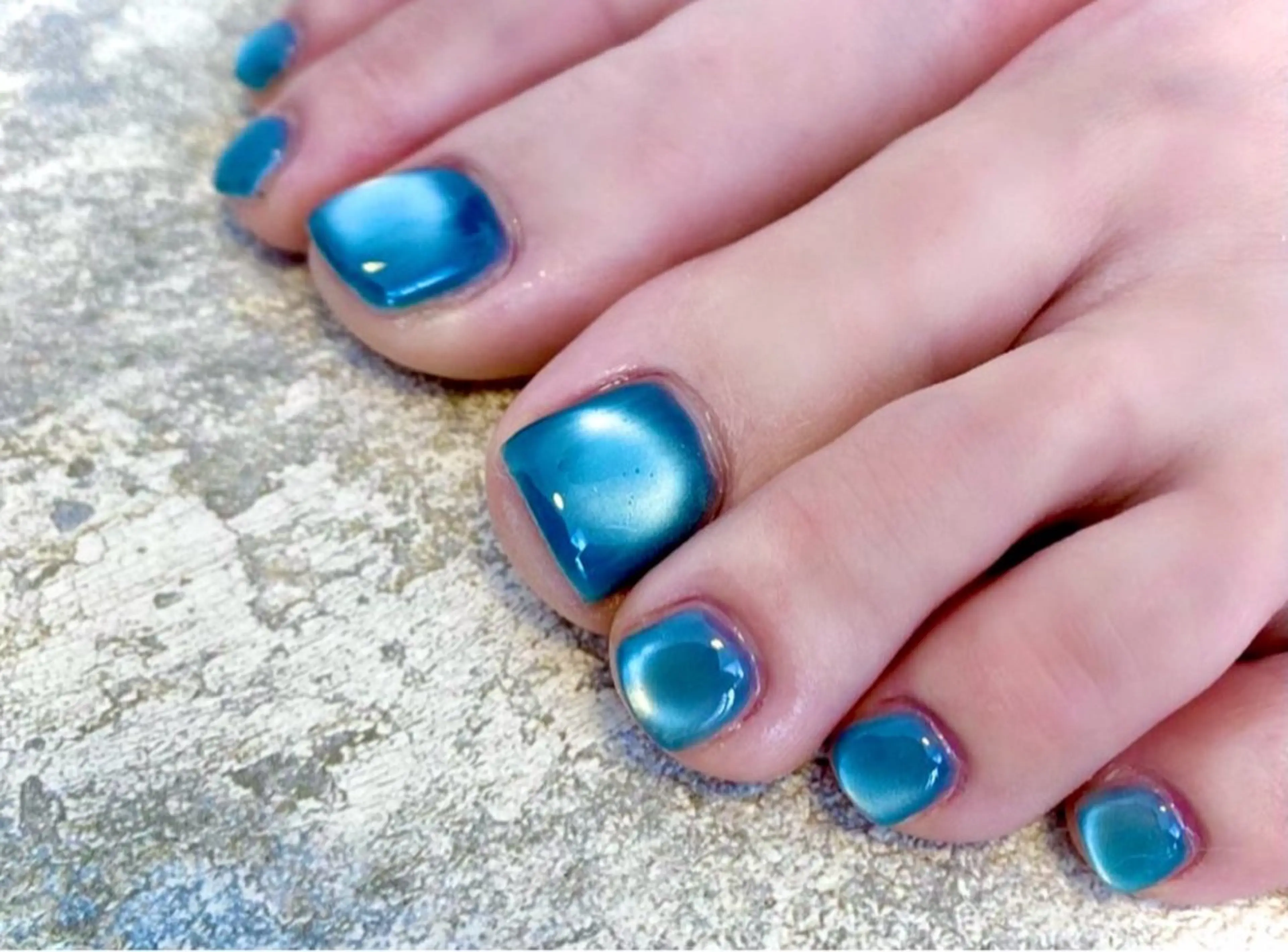 ネイル フットネイル 黒川 舞のネイルデザイン