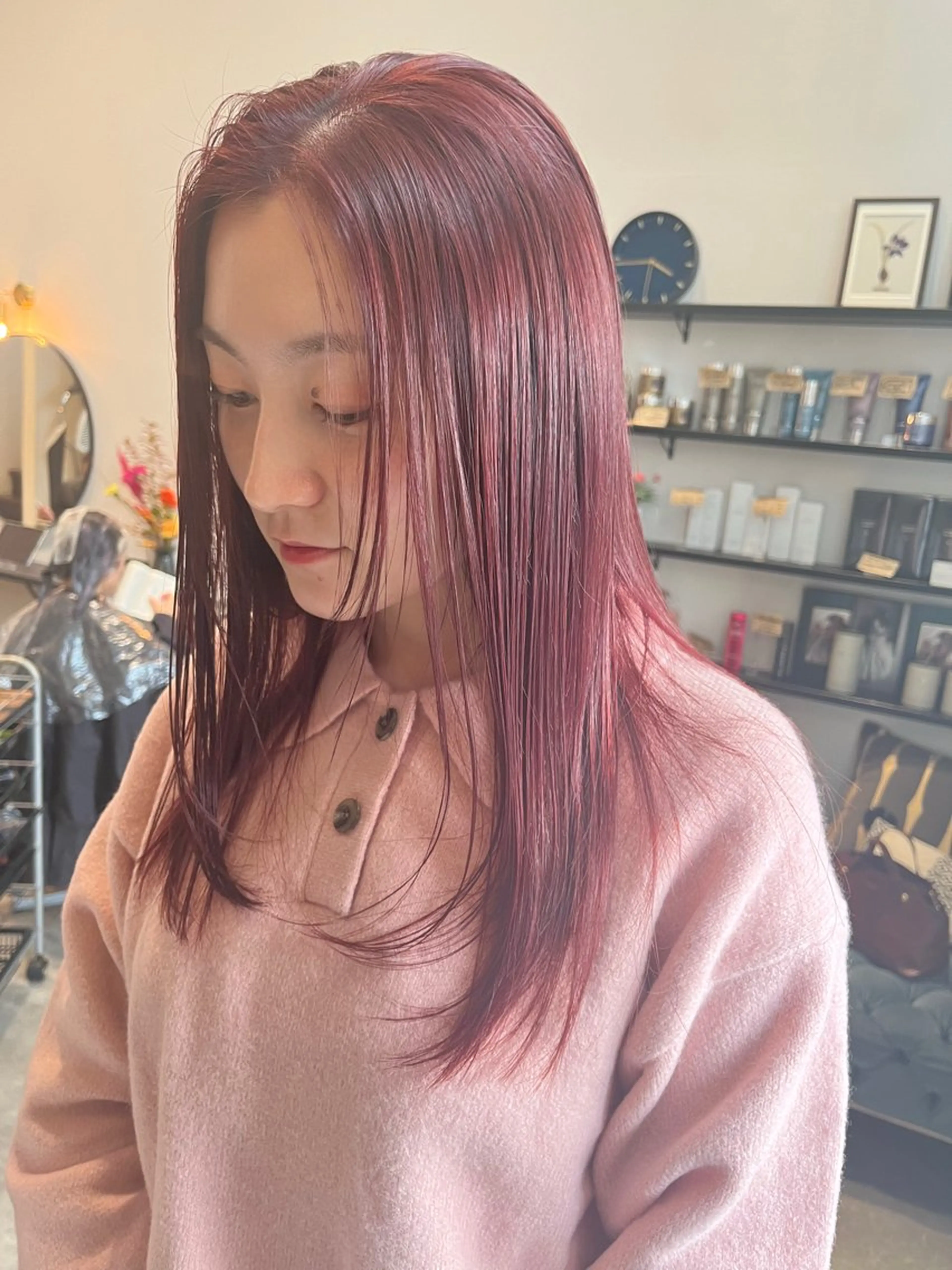 ロング 垢抜け/イメチェン color🦩ちあきのヘアスタイル