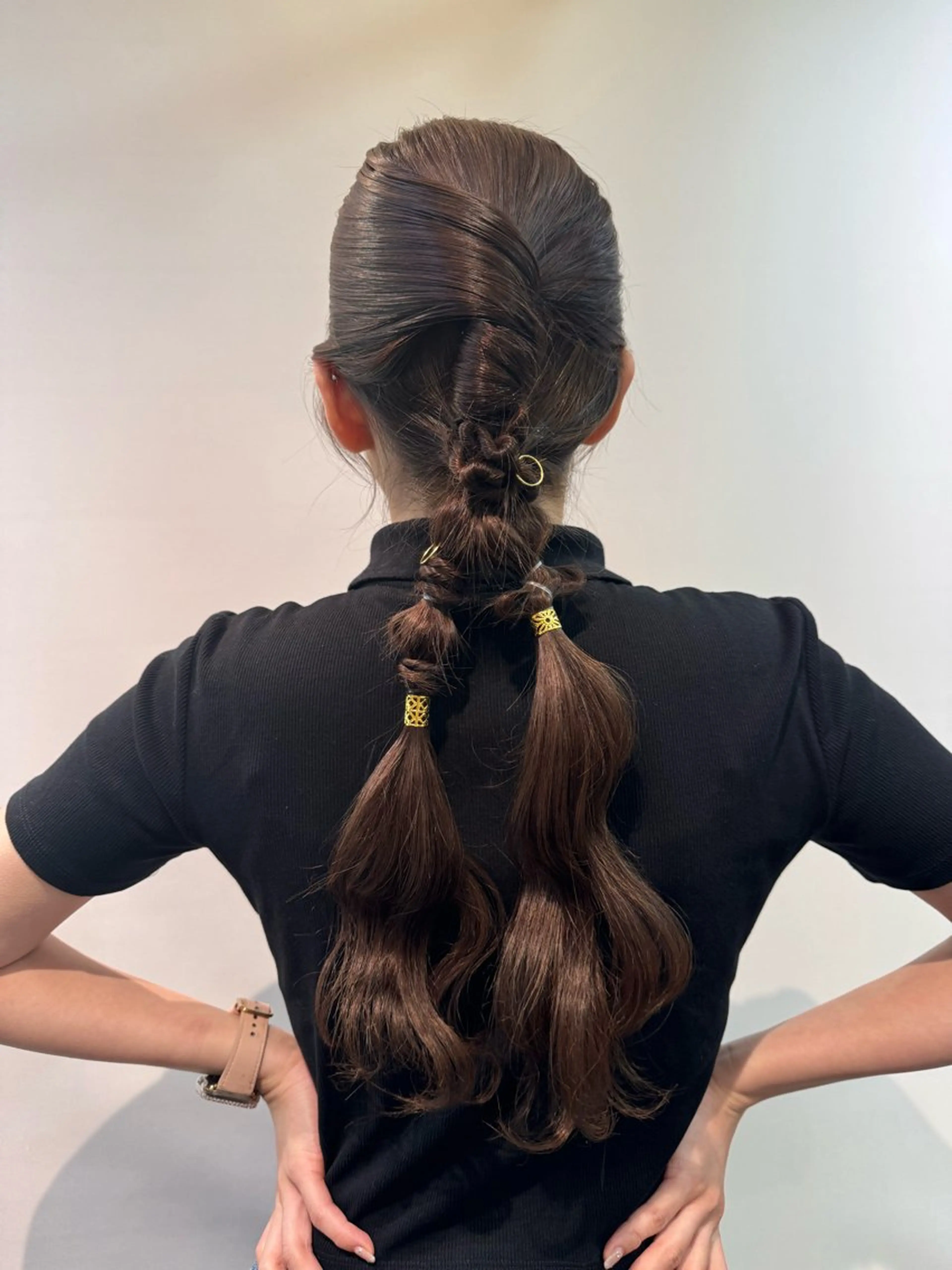 ヘアアレンジ 💖デザインカラー/ タダ ハナカ💖のヘアスタイル