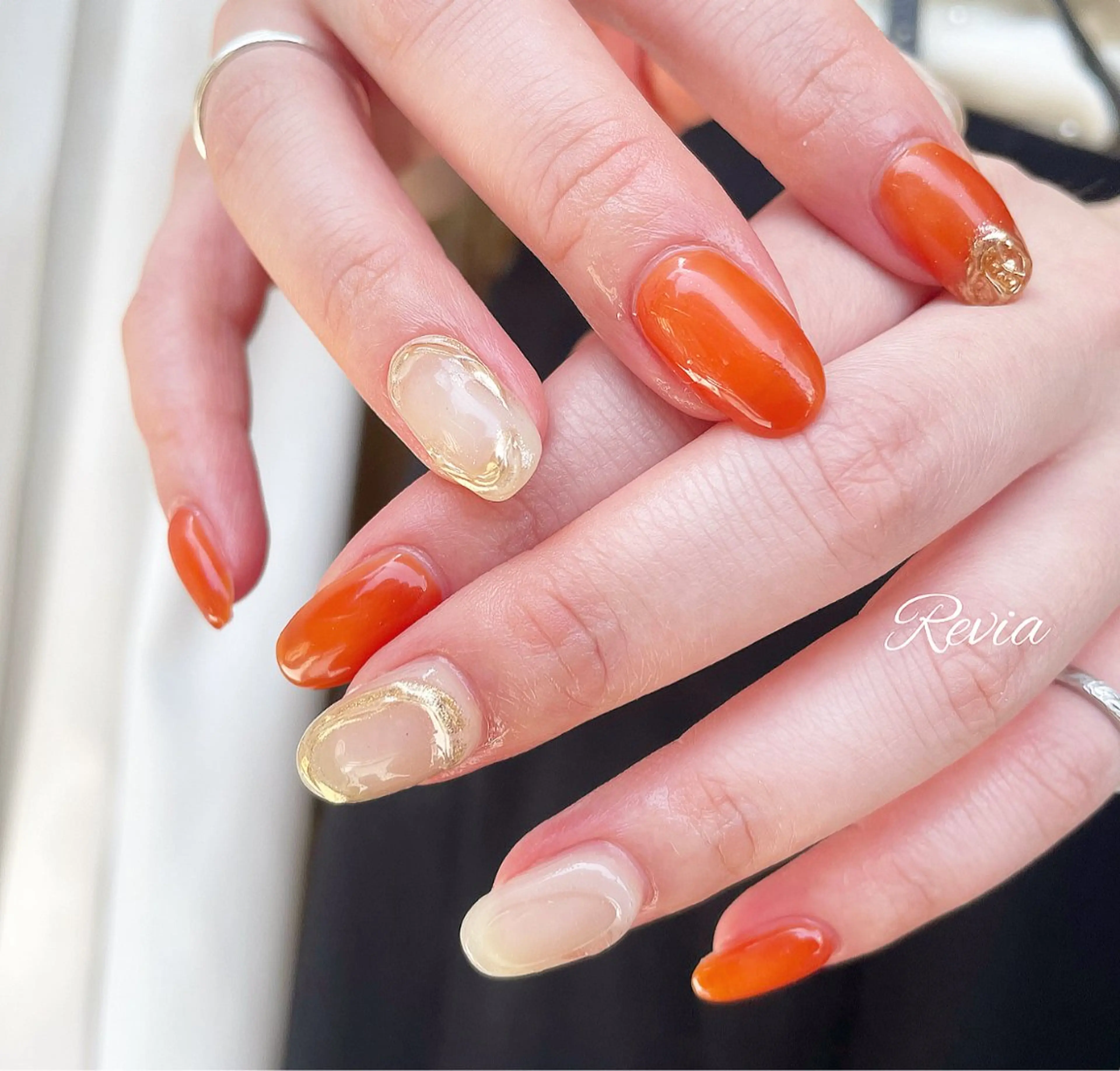 ネイル ハンドネイル revia所属・ERI Nailistのネイルデザイン