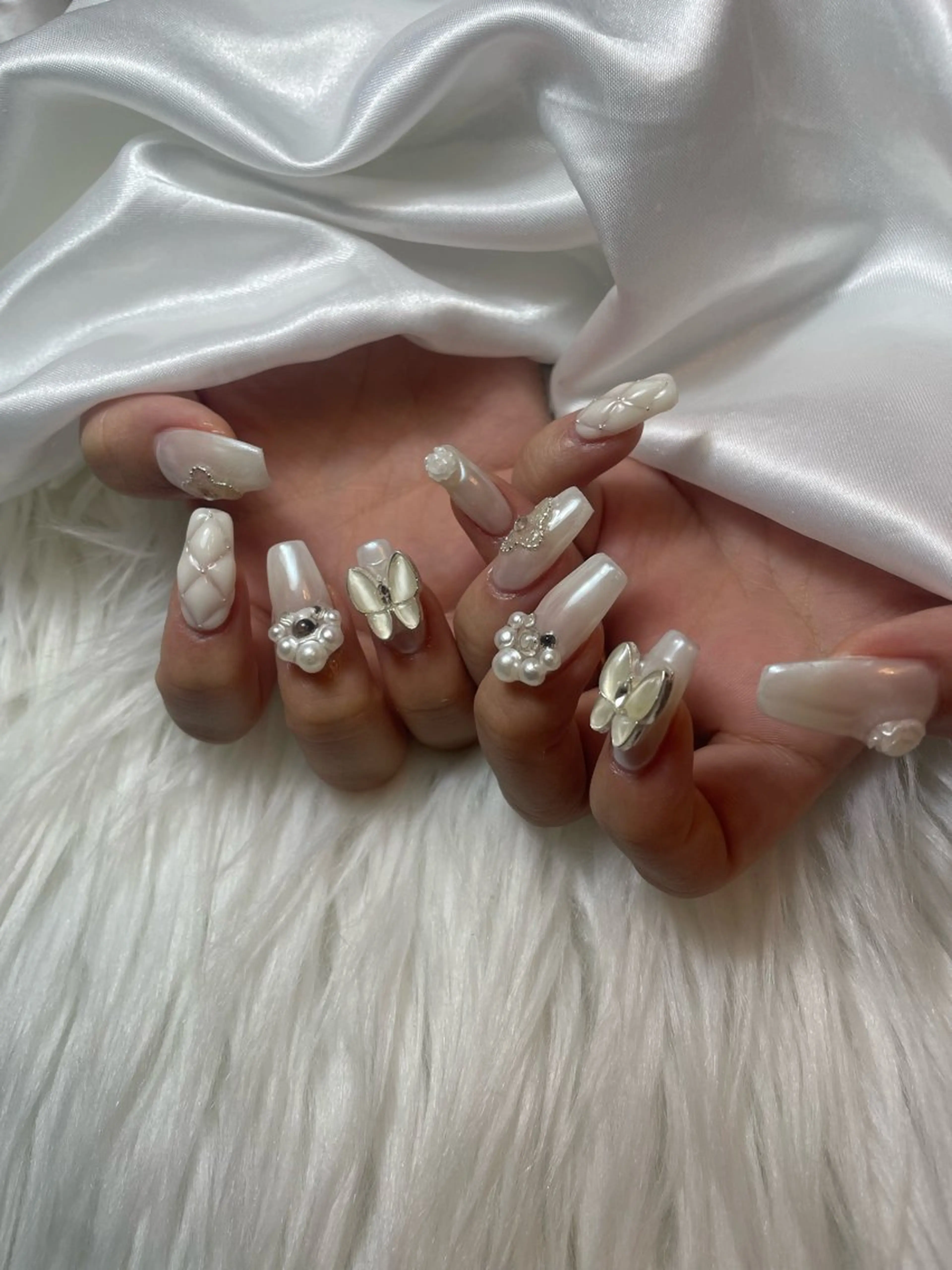 ネイル ブライダルネイル ハンドネイル timtam --sakiのネイルデザイン